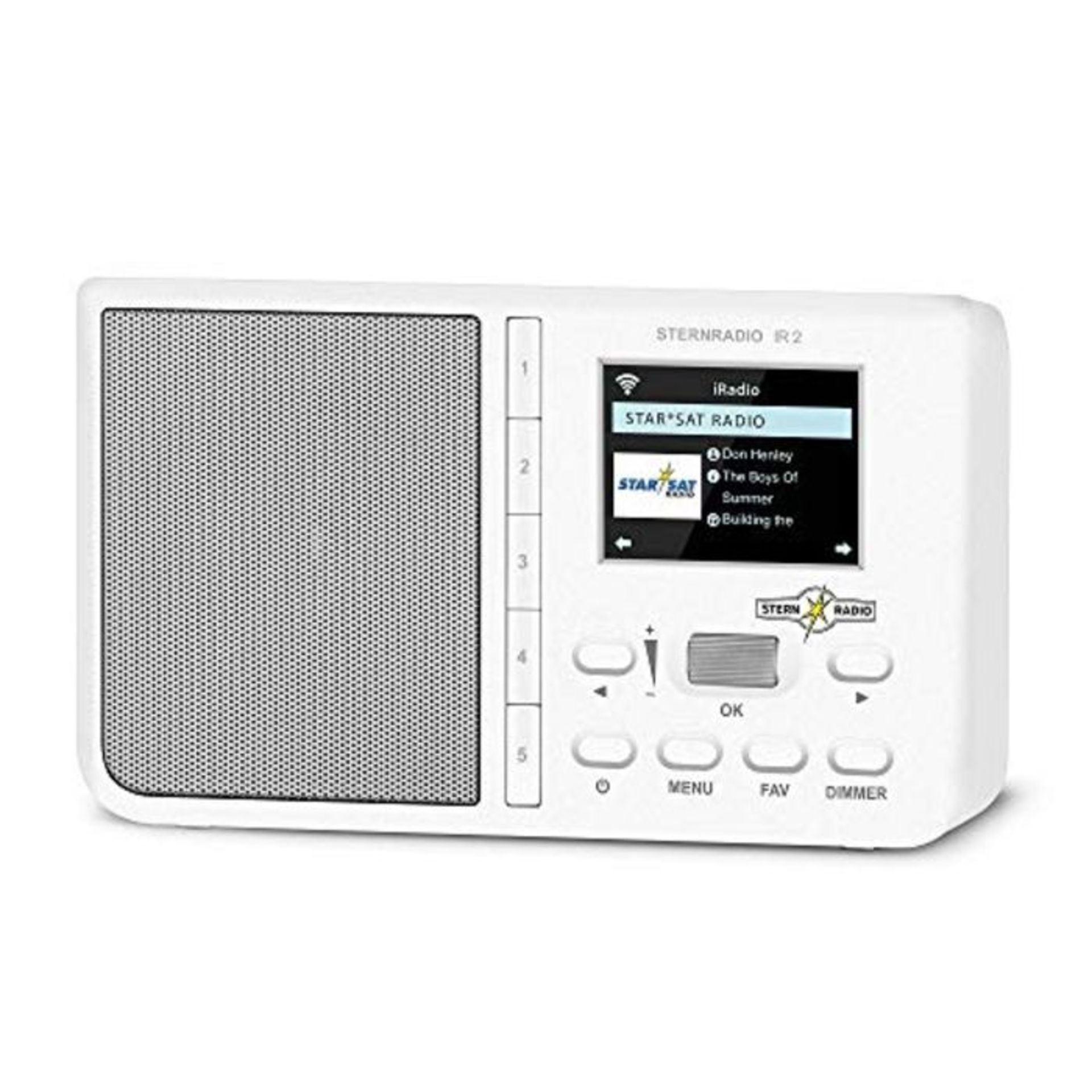 RRP £71.00 TechniSat STERNRADIO IR 2 - kompaktes Internetradio (WLAN, wechselbarer Akku, Farbdisp