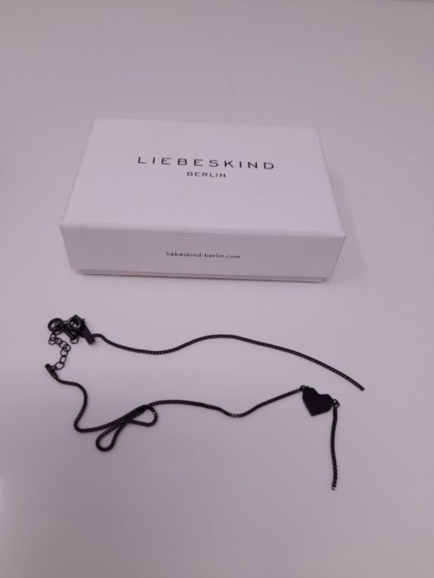 [CRACKED] Liebeskind Berlin LJ-0331-N-V 40 Women's Necklace Stainless Steel Black - Image 3 of 3