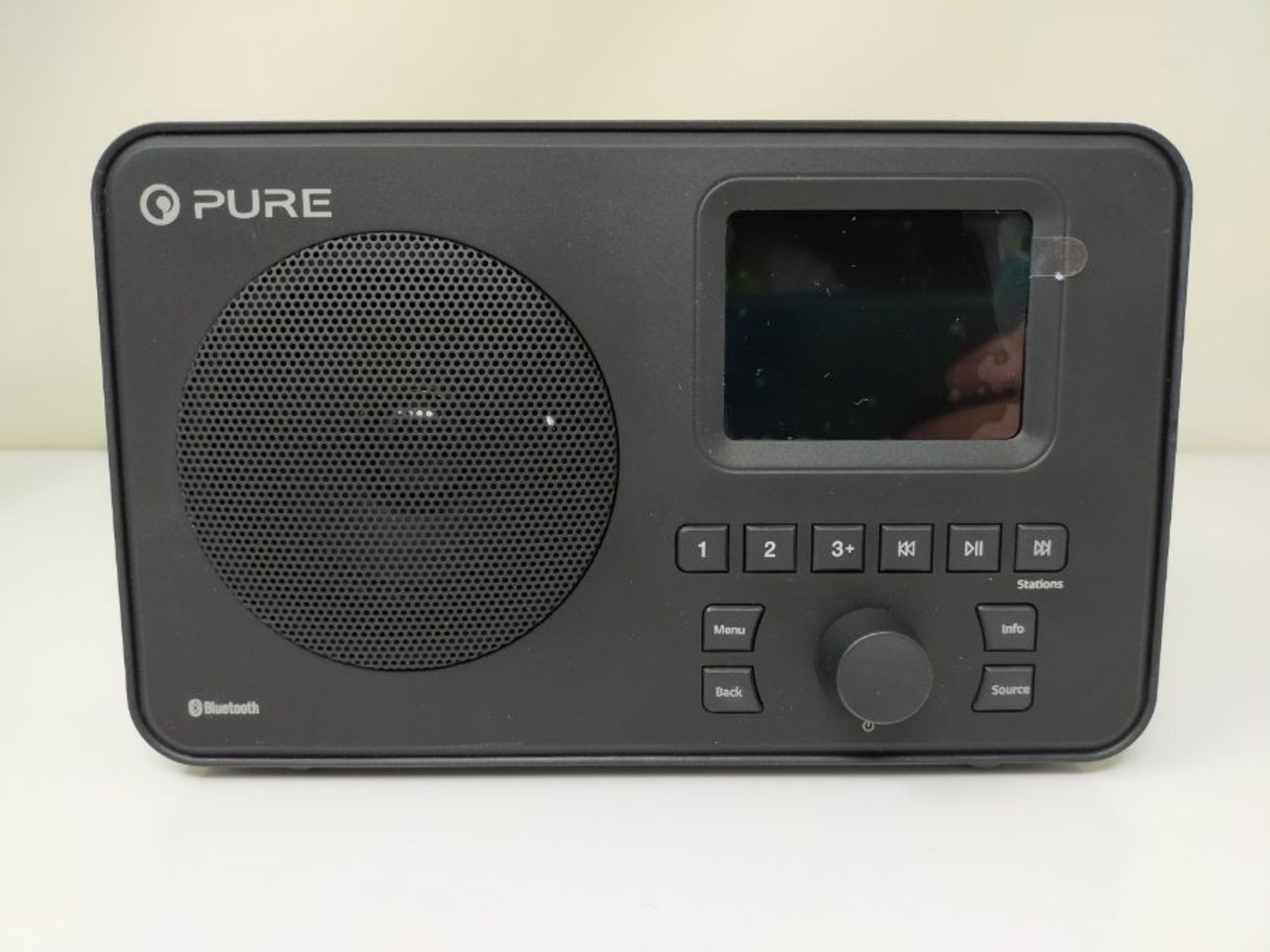 Pure Elan One tragbares DAB Radio mit Bluetooth 5.0 (DAB/DAB und UKW Radio, 2,4" TFT - Image 3 of 3