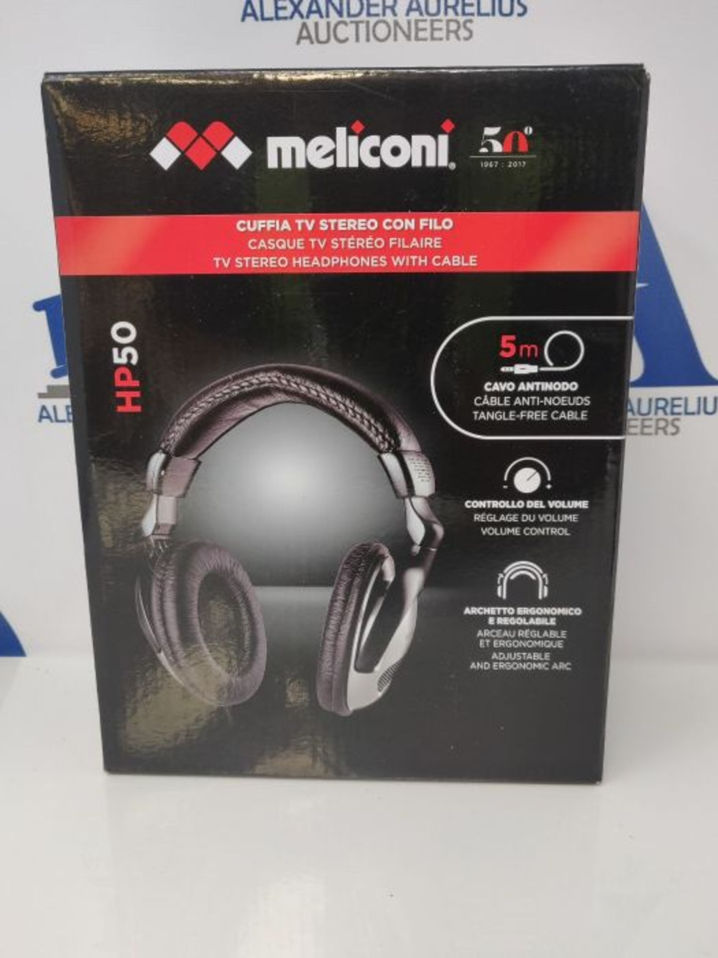 [CRACKED] Meliconi 497305 HP 50 Headphone - Black - Image 2 of 3
