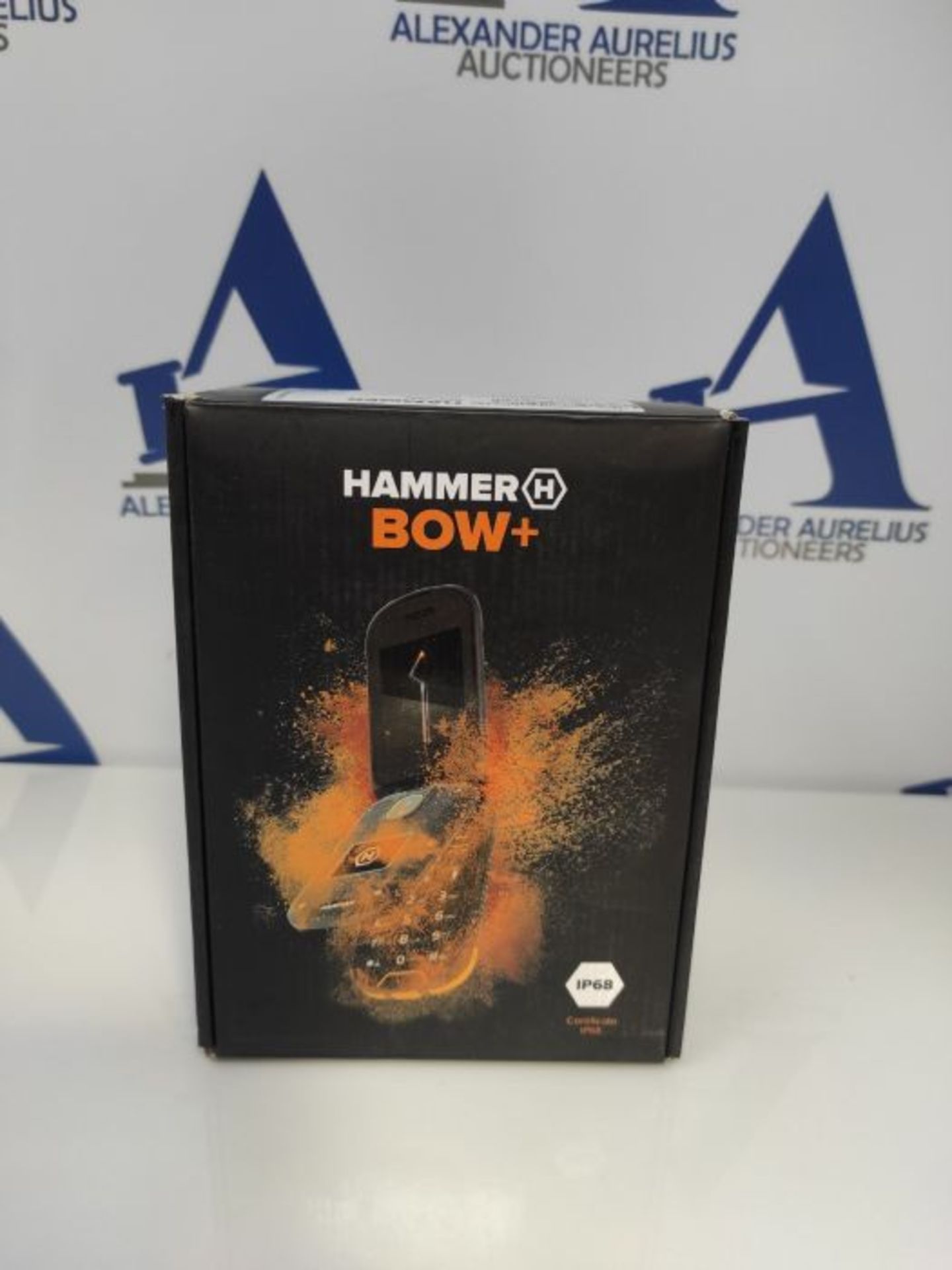 RRP £60.00 Hammer Bow IP68 2.4 "" & 1.44 "" Two displays, outdoor flip phone with charging stat - Image 2 of 3