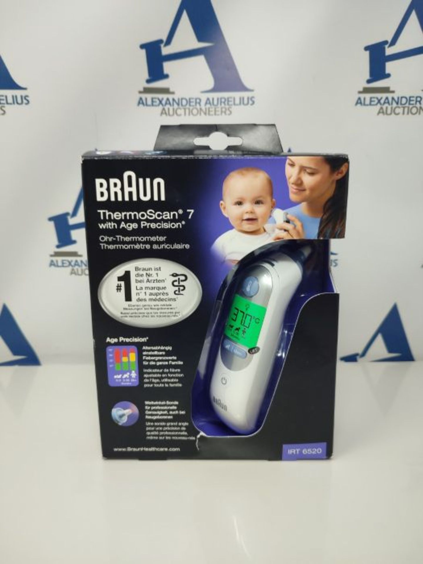 Braun Healthcare ThermoScan 7 Ear thermometer with Age Precision (accurate, convenient