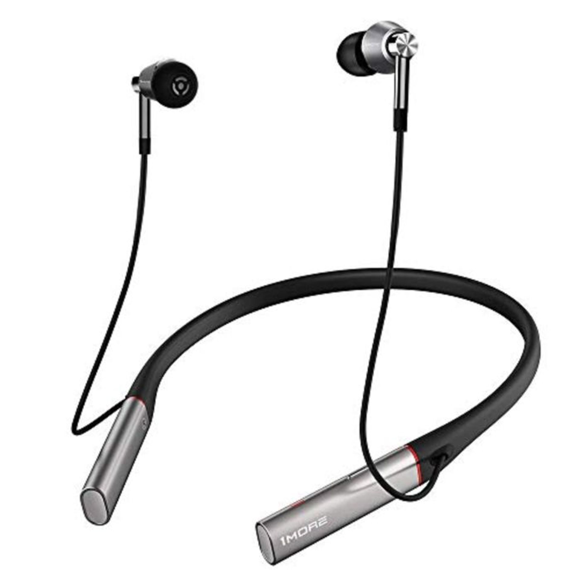 RRP £59.00 1More E1001BT-SILVER In-Ear-KopfhÃ¶rer mit Dreifacher Treiber-Bluetooth-KopfhÃ¶rer