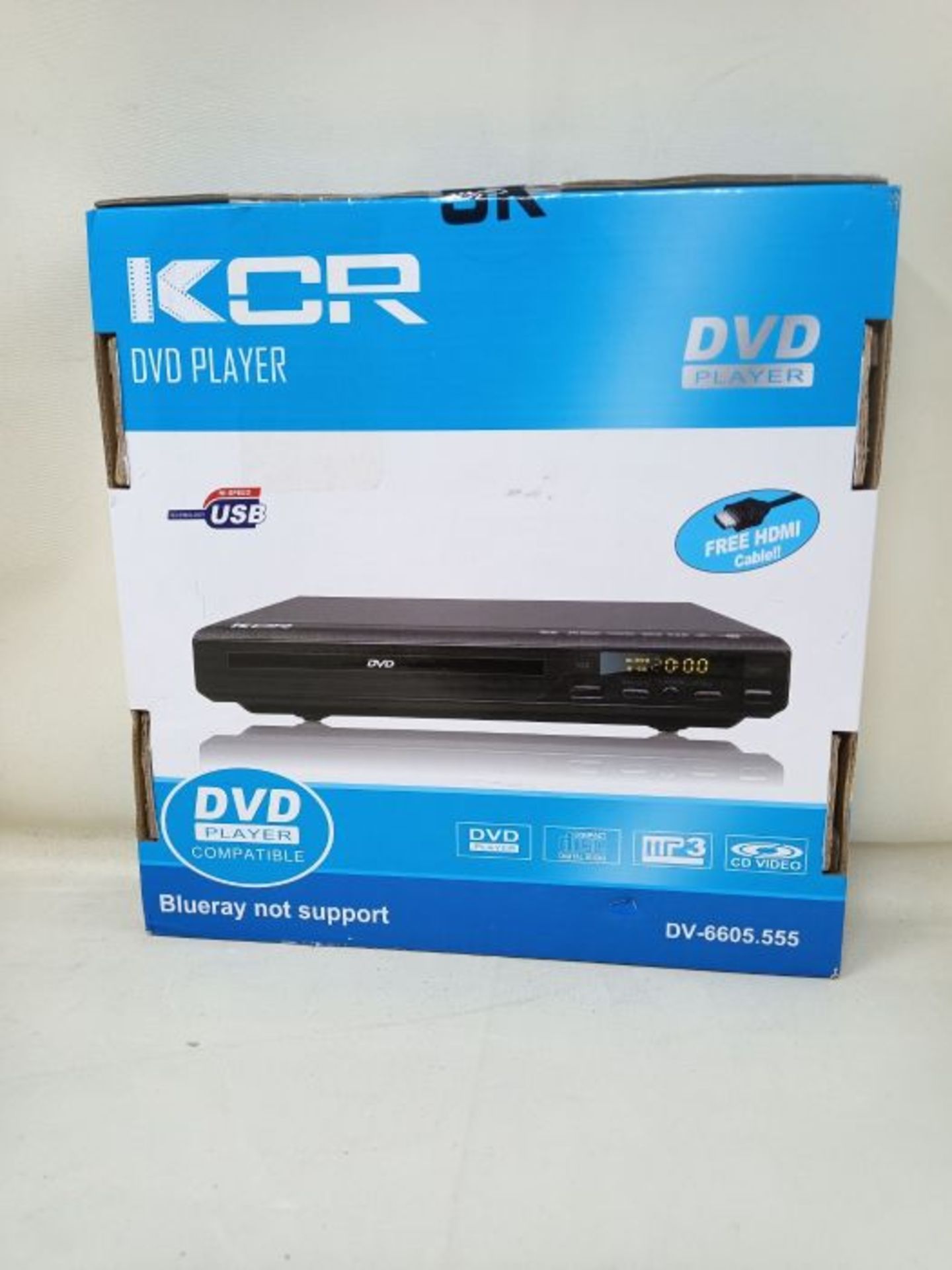 SOYAR DVD Player - Compatible with CD, DVD, MP3 Players with Remote Control, USB Plug - Image 2 of 3
