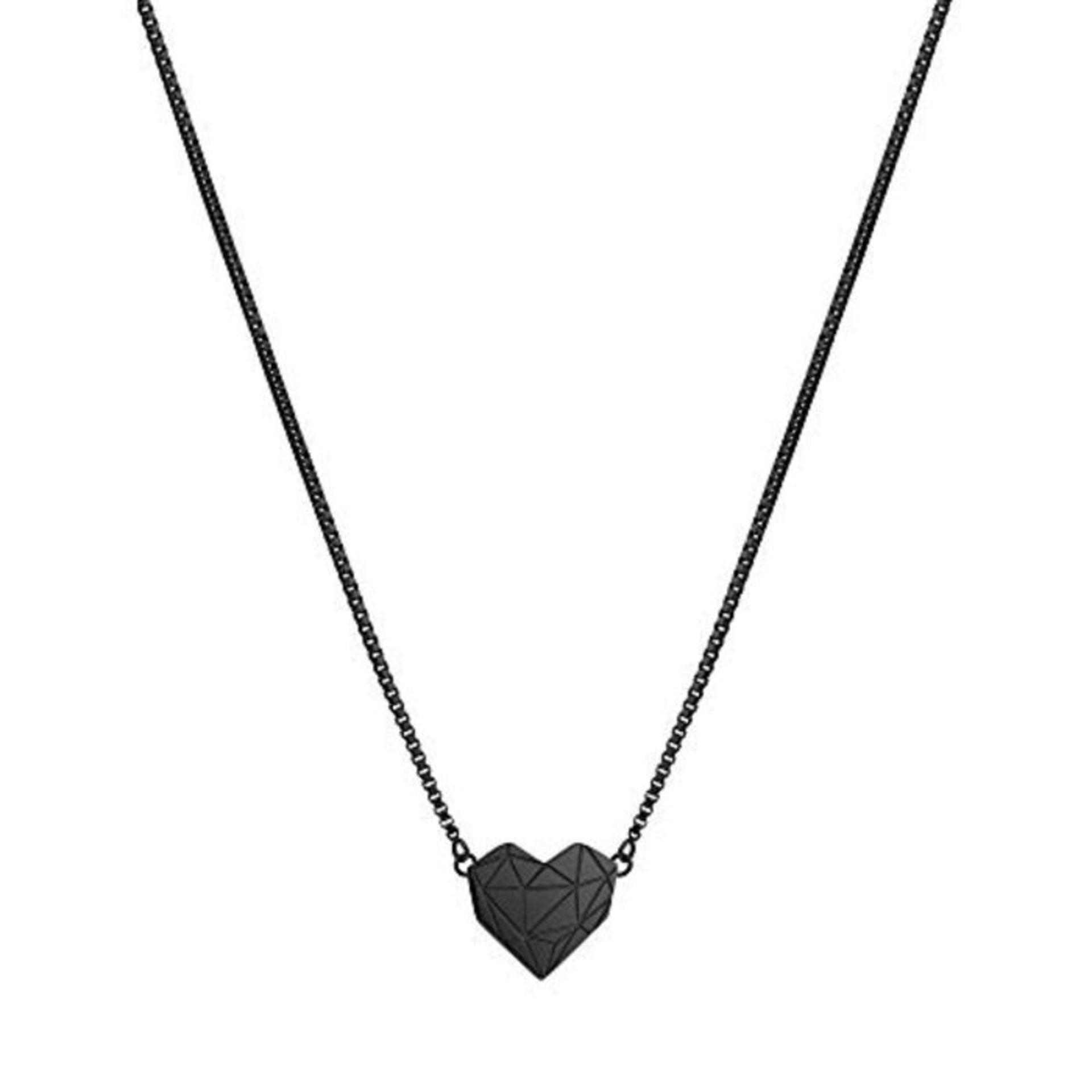 [CRACKED] Liebeskind Berlin LJ-0331-N-V 40 Women's Necklace Stainless Steel Black