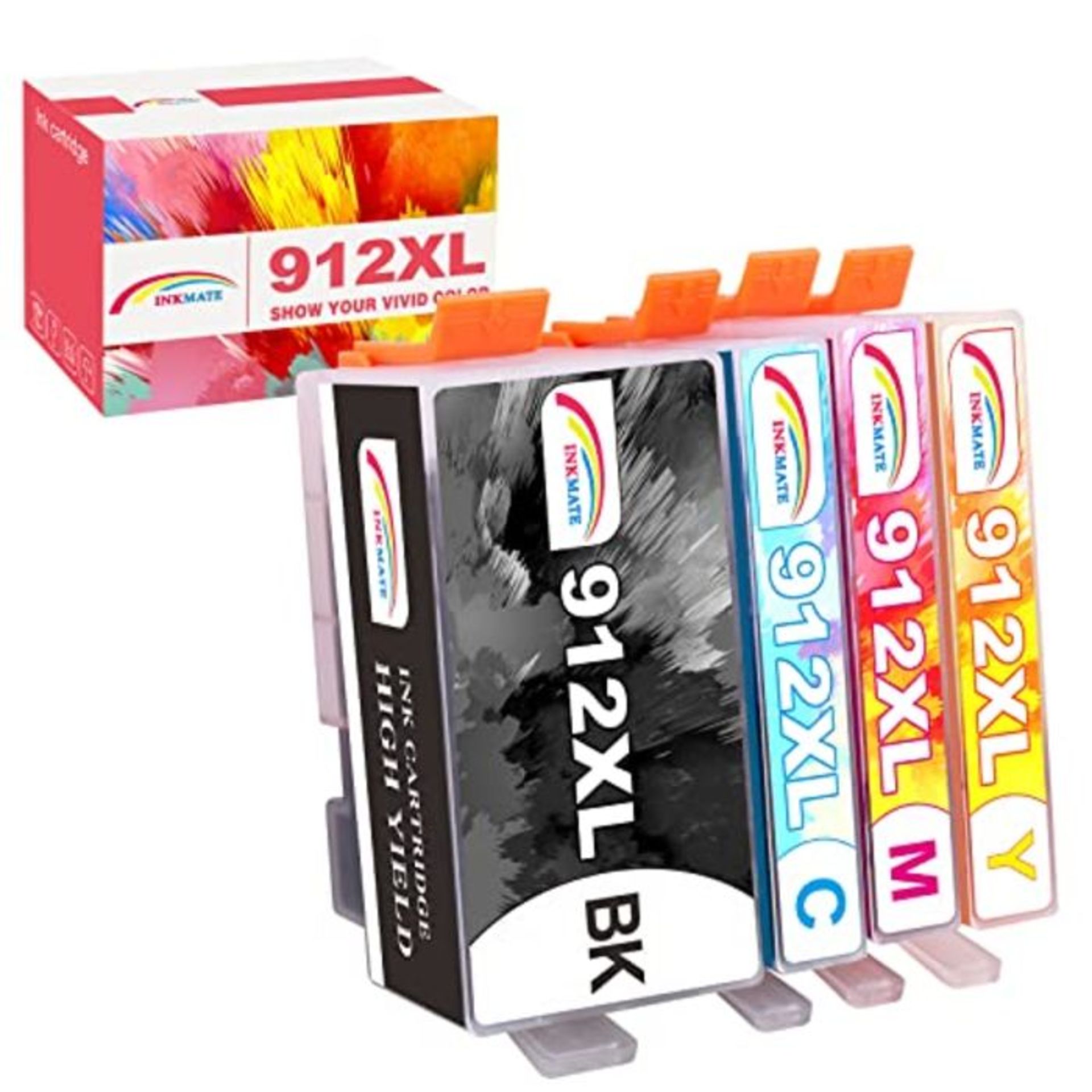 INKMATE 912XL Multipack Druckerpatronen Wiederaufbereitete Ersatz fÃ¼r HP 912XL 912