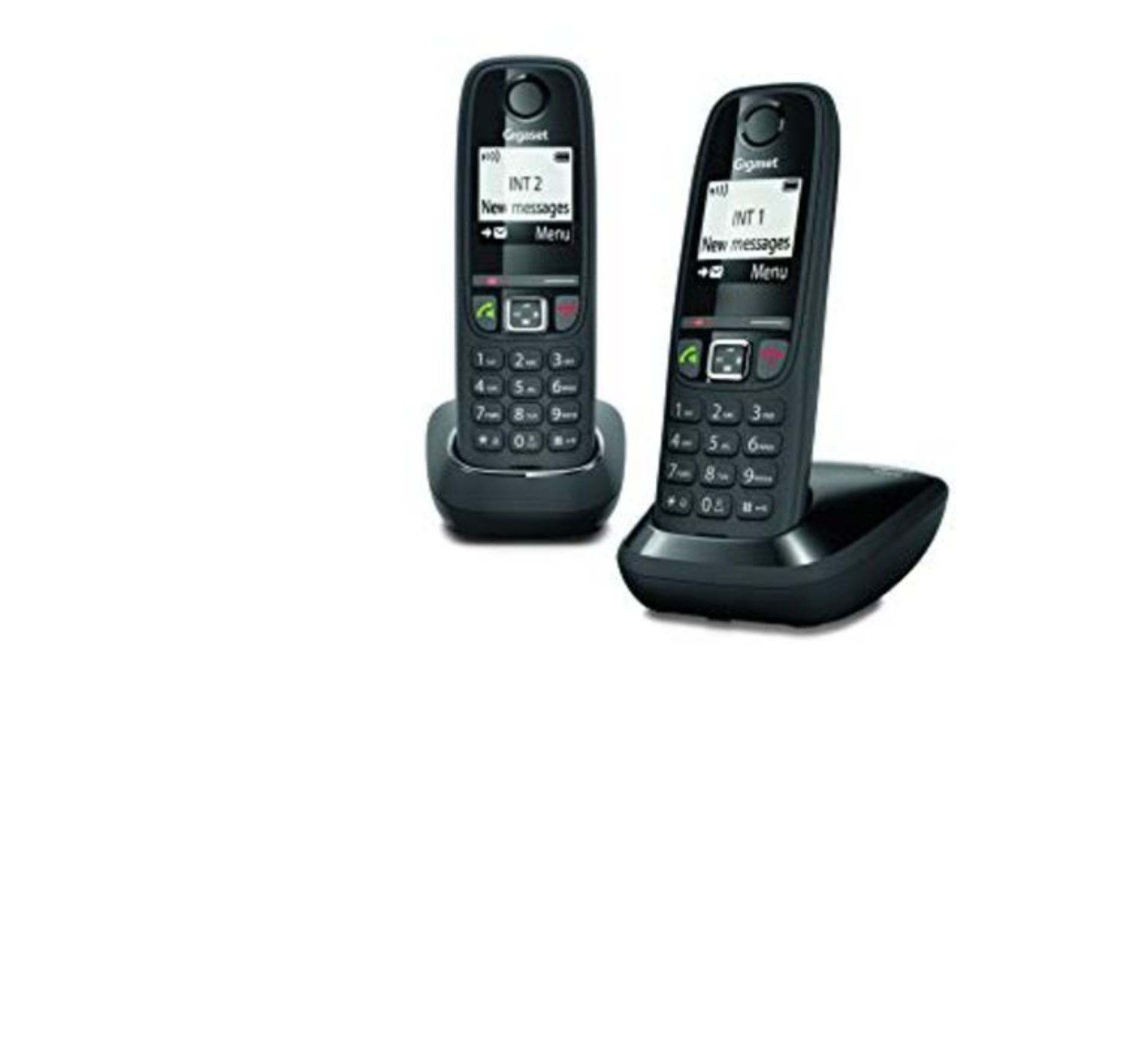 Gigaset AS470 Duo Telefono DECT Identificatore di chiamata Nero [Francia]