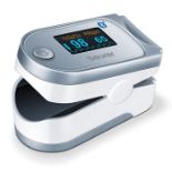 Beurer PO60 Pulse Oximeter with Bluetooth | Measures Heart Rate and arterial Oxygen Sa