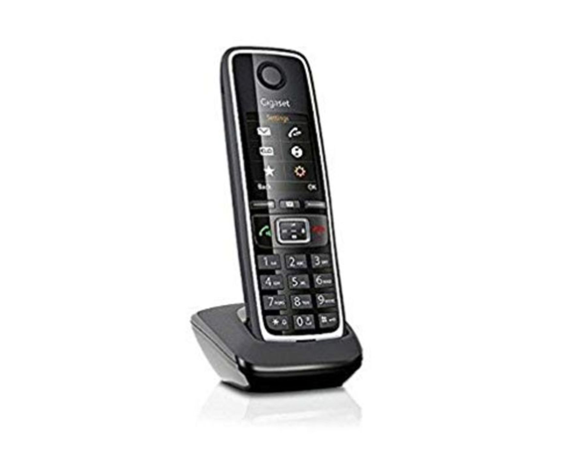 Gigaset C530HX DECT Black - telephones (DECT, Desk, Black, TFT, 35 x 28 mm, AAA) [Inte