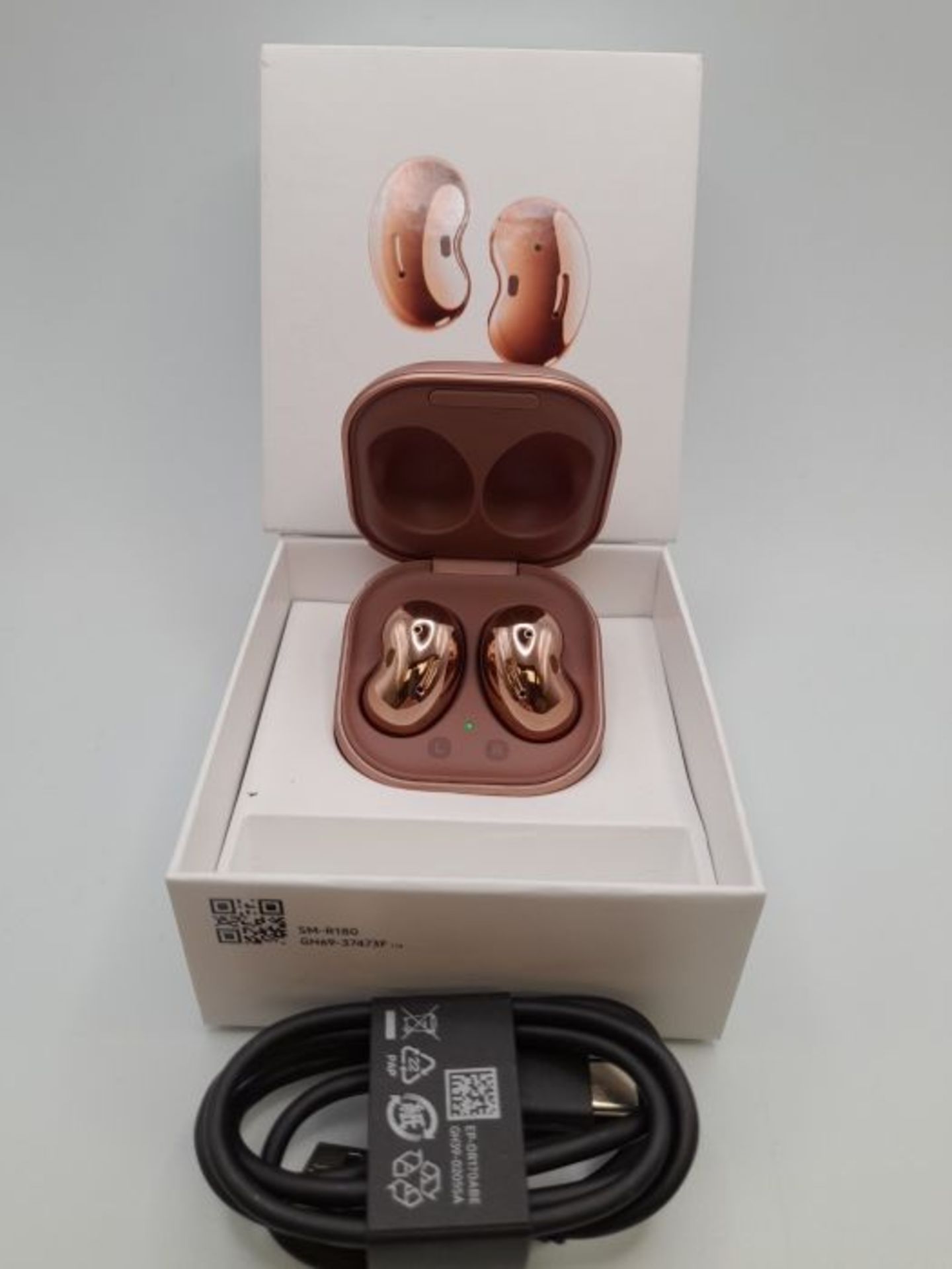 RRP £139.00 Samsung Galaxy Buds Live Wireless Earphones Mystic Bronze (UK Version) - Image 2 of 3