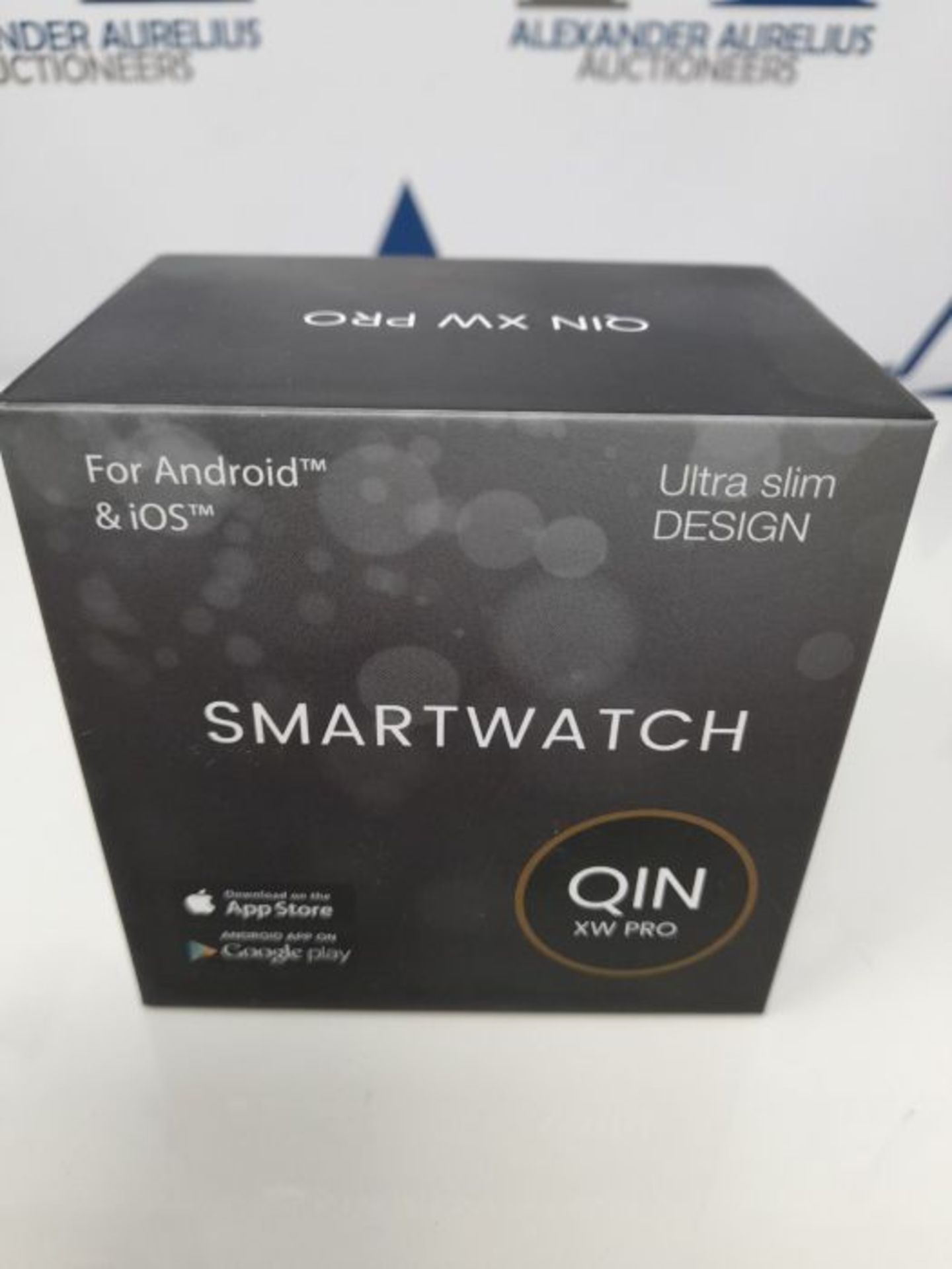 RRP £54.00 X-WATCH Qin XW PRO Dark Mesh-XCOAST Edition iOS & Android-Full Touch Smartwatch, Step - Image 3 of 3