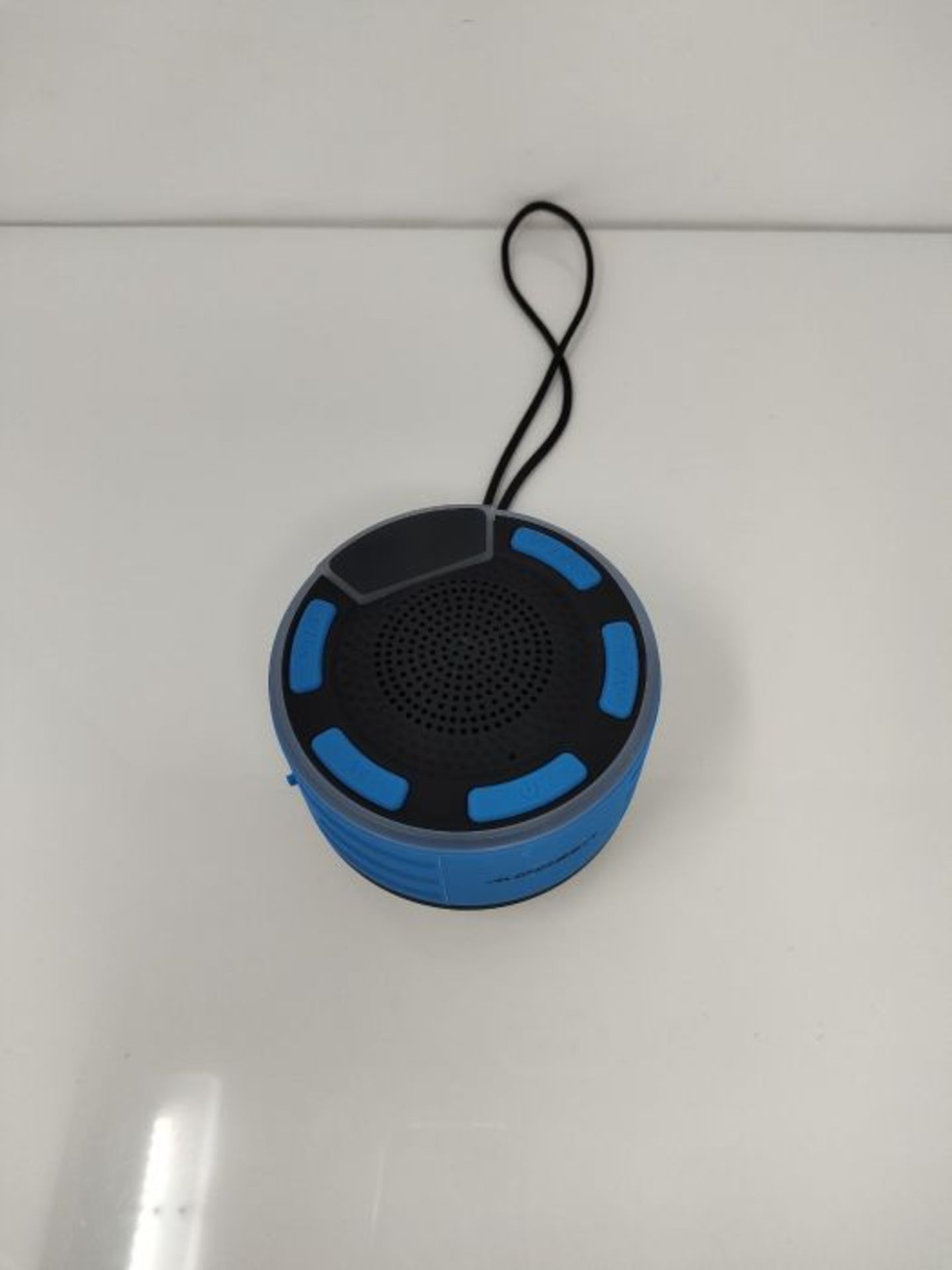 Bluetooth Speaker, Moosen IPX7 Waterproof Portable Wireless Bluetooth Shower Speaker w - Image 2 of 2