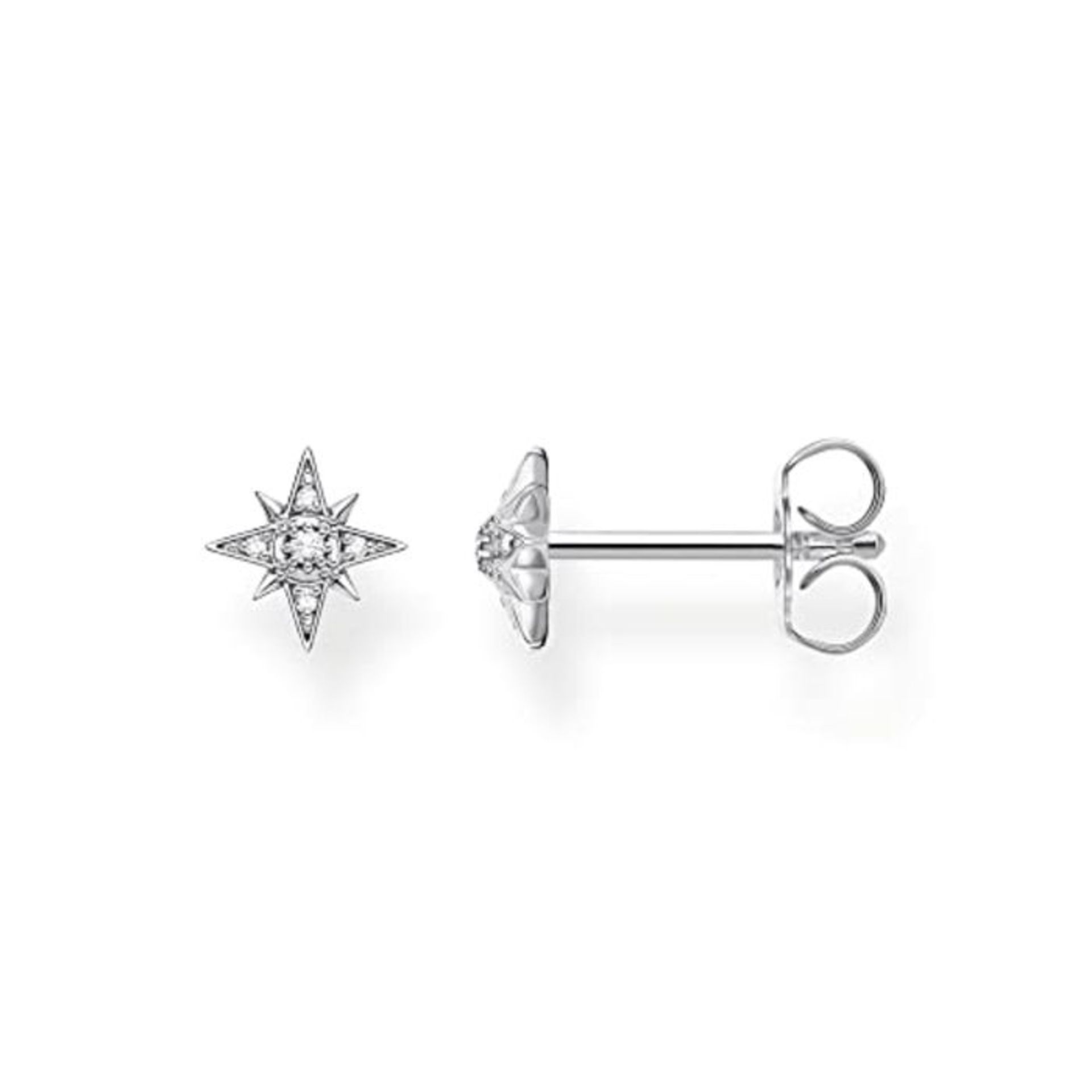 Thomas Sabo Women's Single Stud Earring Star Silver 925 Sterling Silver