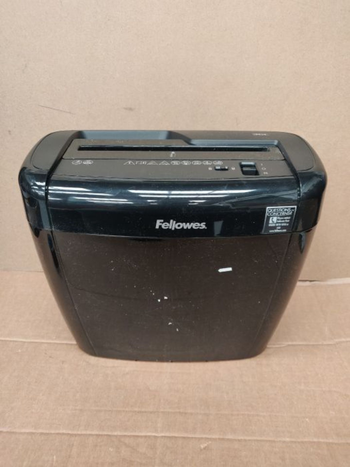 Fellowes Powershred 36C Cross Cut Personal Paper Shredder with Safety Lock for Home Us - Image 3 of 3