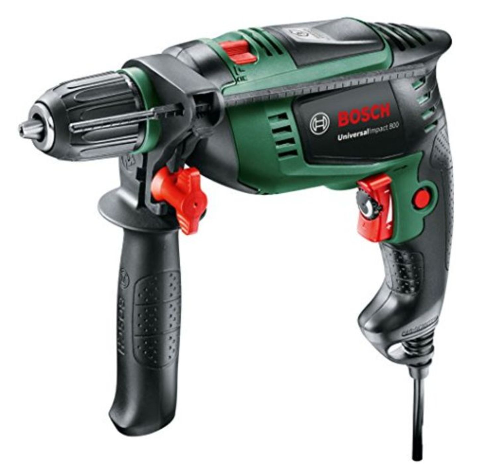 RRP £74.00 Bosch Home and Garden UniversalImpact 800 1-Gang-Schlagbohrmaschine 800 W incl. suitca