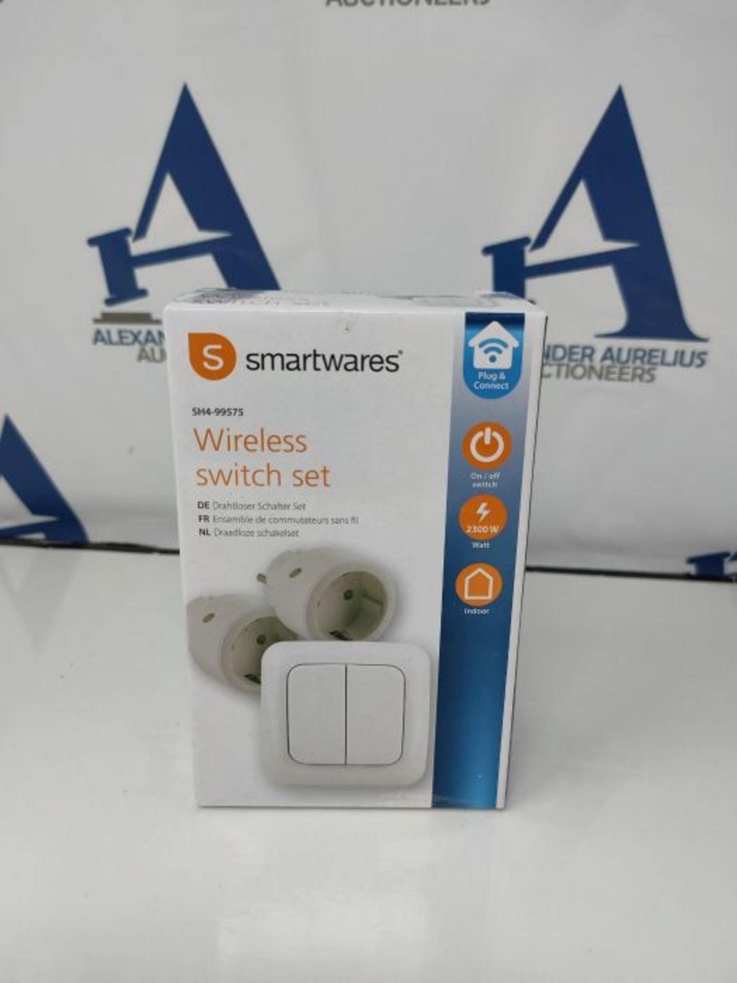 Smartwares SH4-99575 Indoor-Steckdosenschalterset mit Doppellichtschalter â¬  Plu