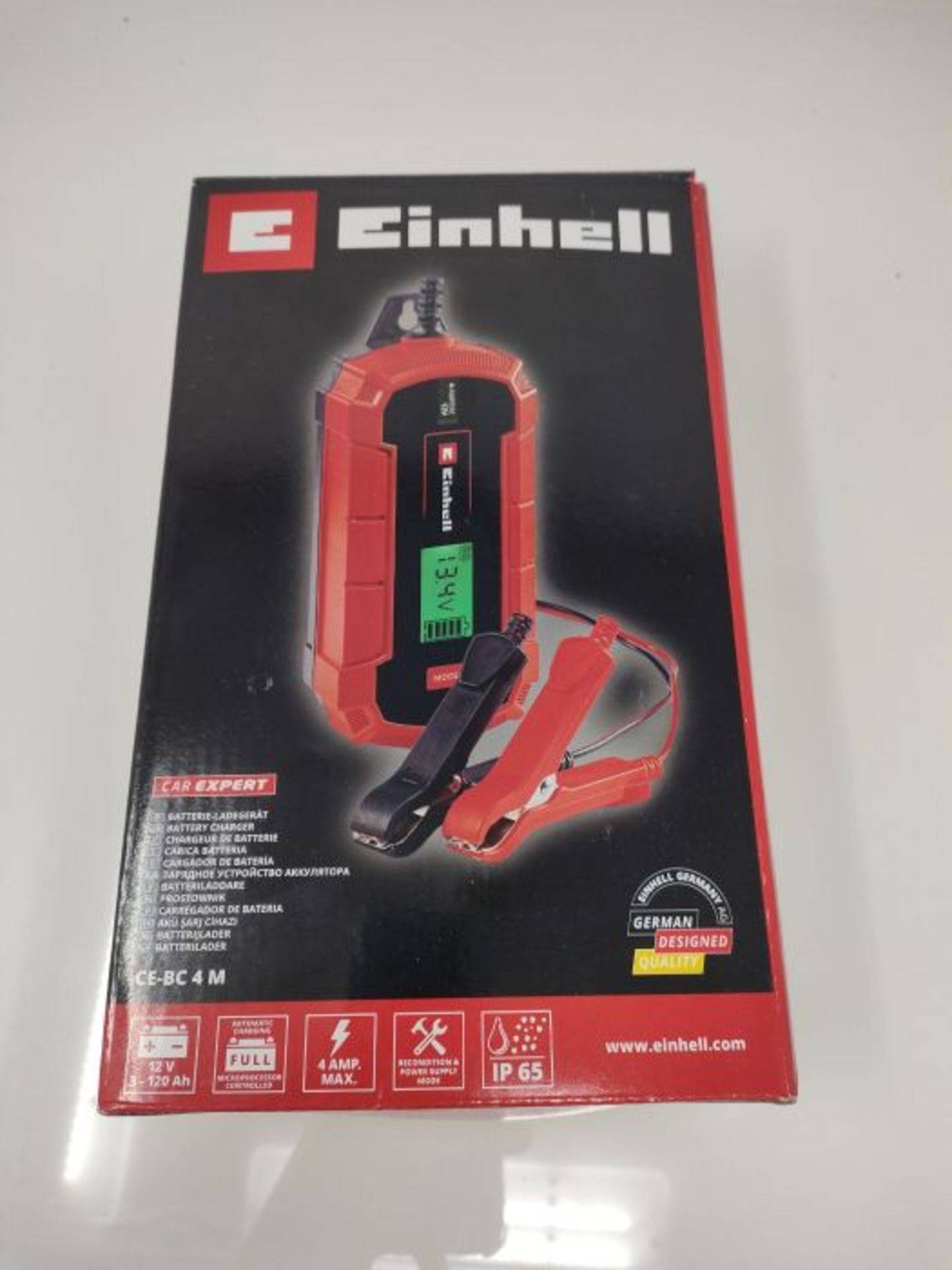 Einhell 1002225 Battery Charger CE-BC 4 M (Intelligent Battery Charger with Microproce - Image 2 of 3