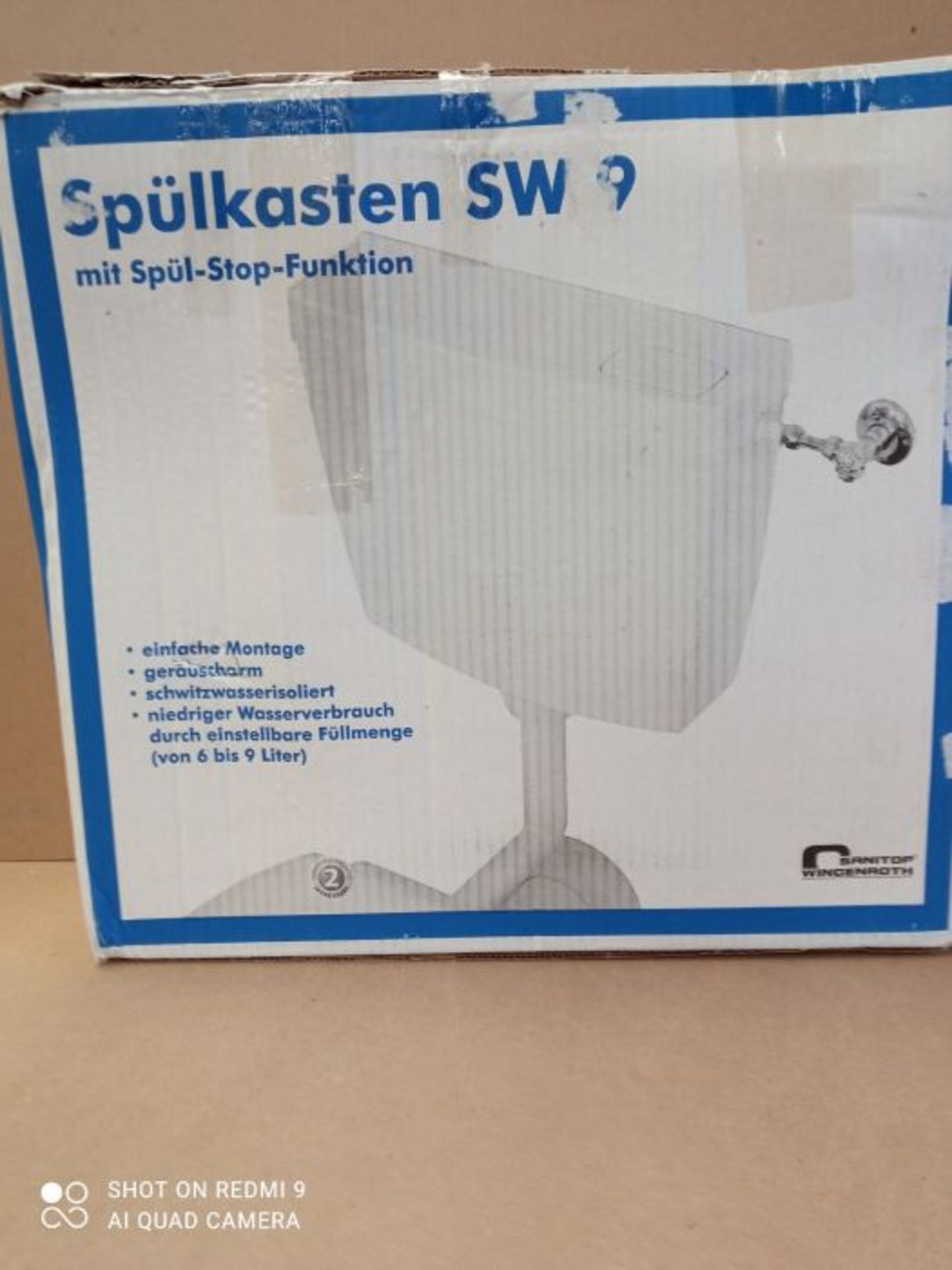 Cistern SW | Plastic | Rinse-stop function | 6-9 liters | Cistern | Toilet, toilet | C - Image 2 of 2