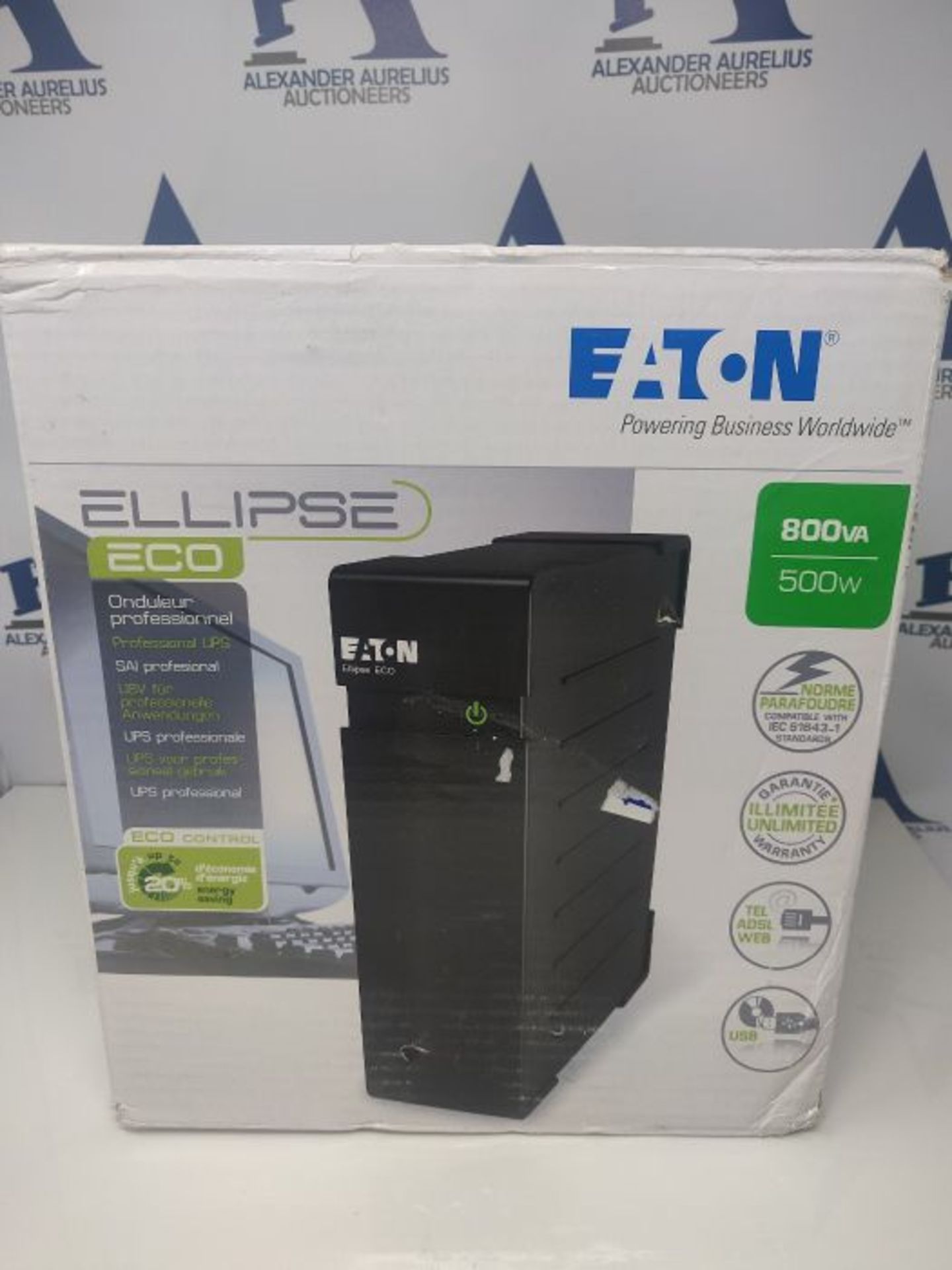 RRP £106.00 Eaton Ellipse ECO 800 USB FR - Image 2 of 3