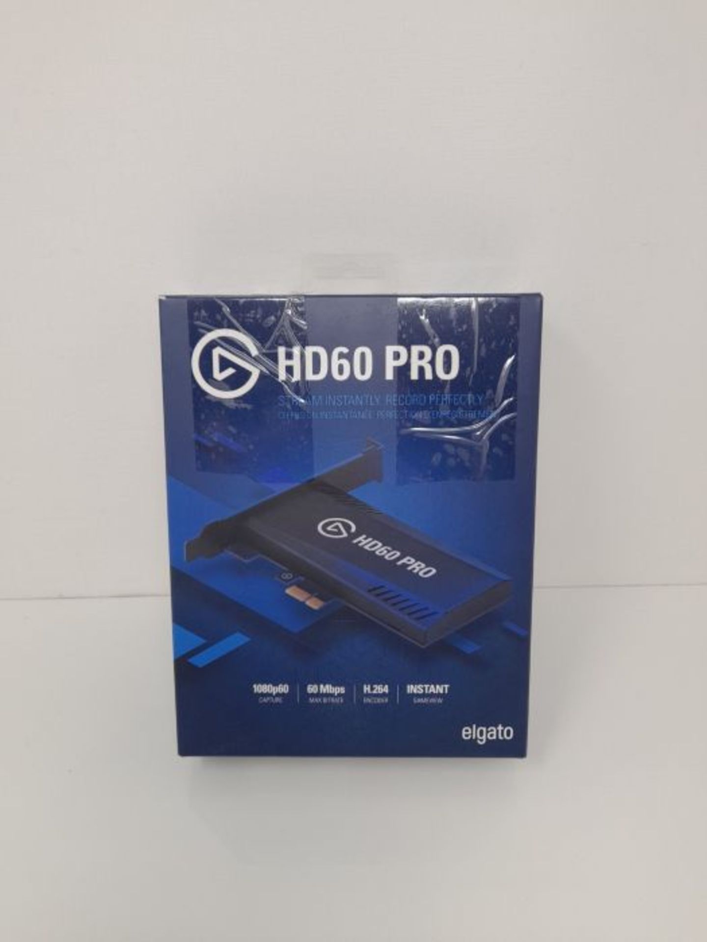RRP £181.00 Elgato HD60 Pro Capture Card, 1080p 60 Capture and Passthrough, PCIe Capture Card, Low - Image 2 of 3