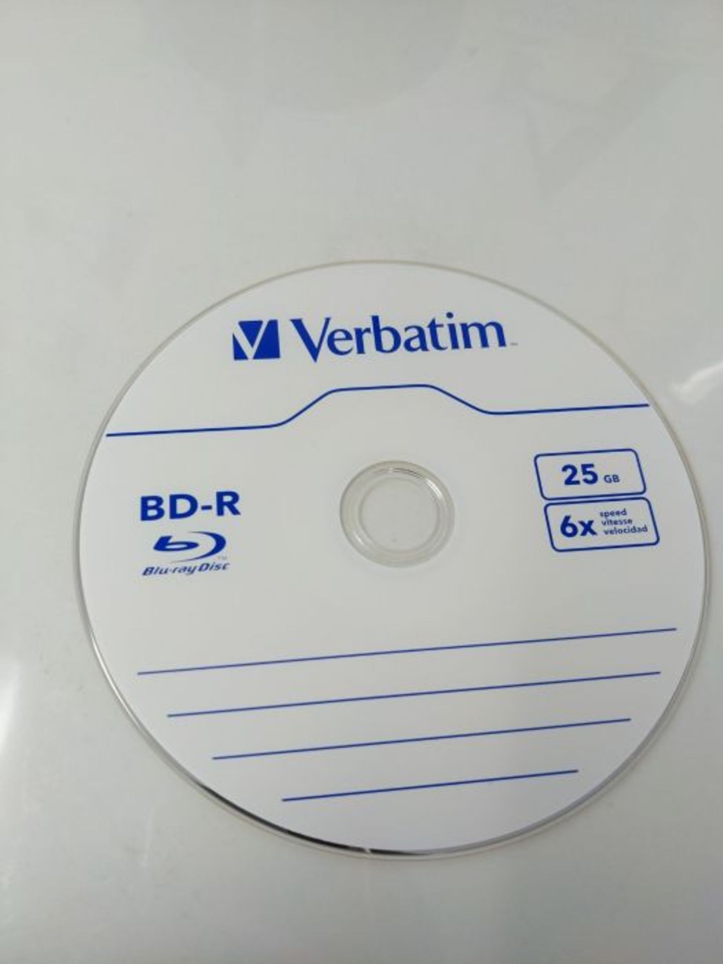 Verbatim BD-R SL Datalife 25 GB - Blu-Ray-Disk - 6-fache Brenngeschwindigkeit - Hardco - Image 3 of 3