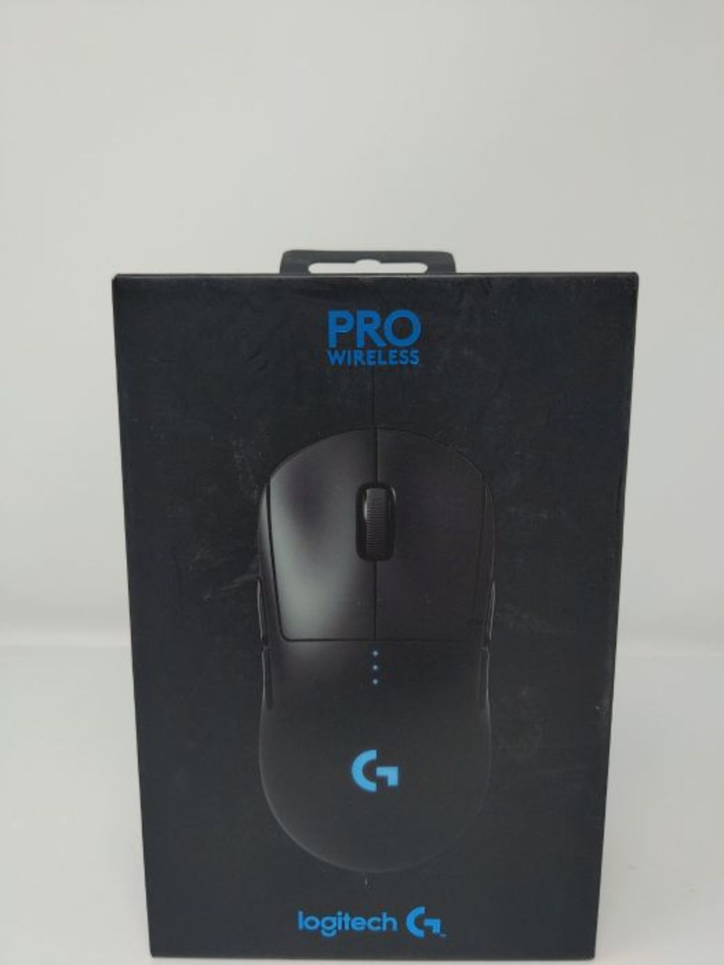 RRP £97.00 Logitech G PRO Wireless Gaming Mouse, HERO 25K Sensor, 25,600 DPI, RGB, Ultra Lightwei - Image 2 of 3