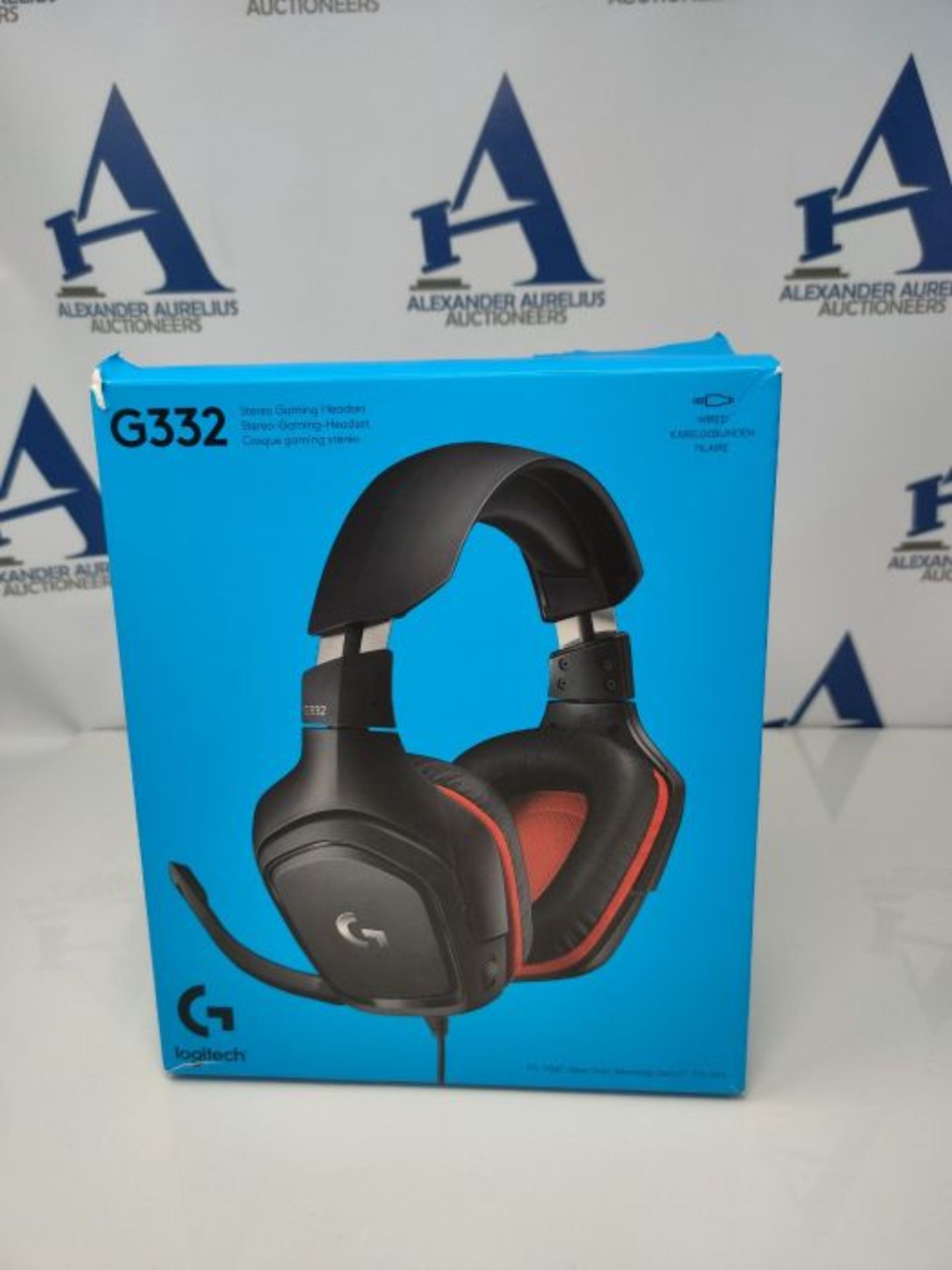 Logitech G332 Wired Gaming Headset, 50 mm Audio Drivers, Rotating Leatherette Ear Cups - Image 2 of 3