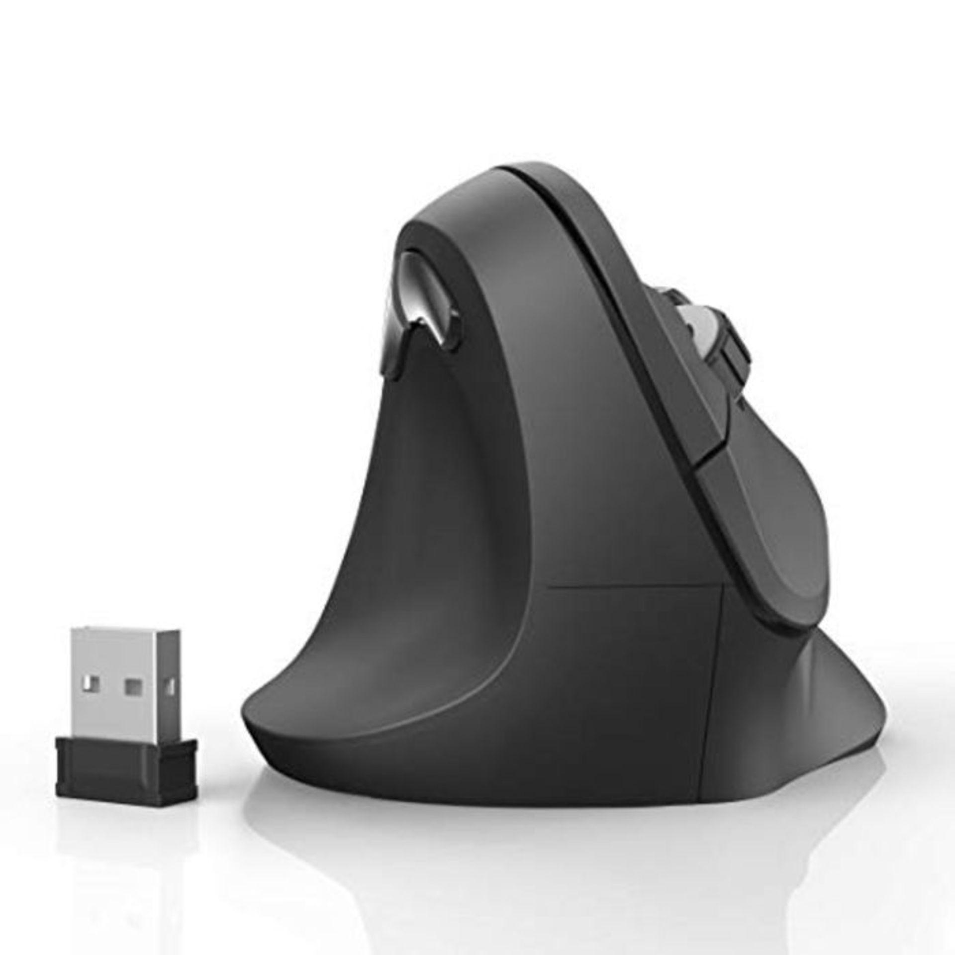 Hama Vertical, Ergonomic EMW-500L Left-handed Mouse | Wireless | Black