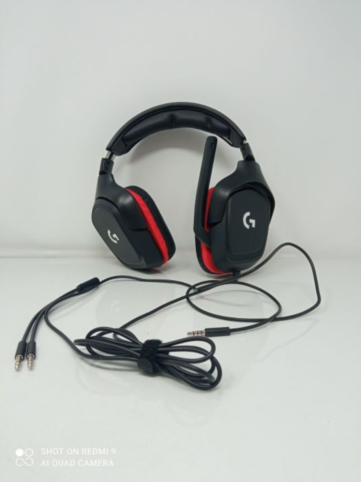 Logitech G332 kabelgebundenes Gaming-Headset, 50mm Treiber, Rotierende Kunstleder-Ohrm - Image 3 of 3