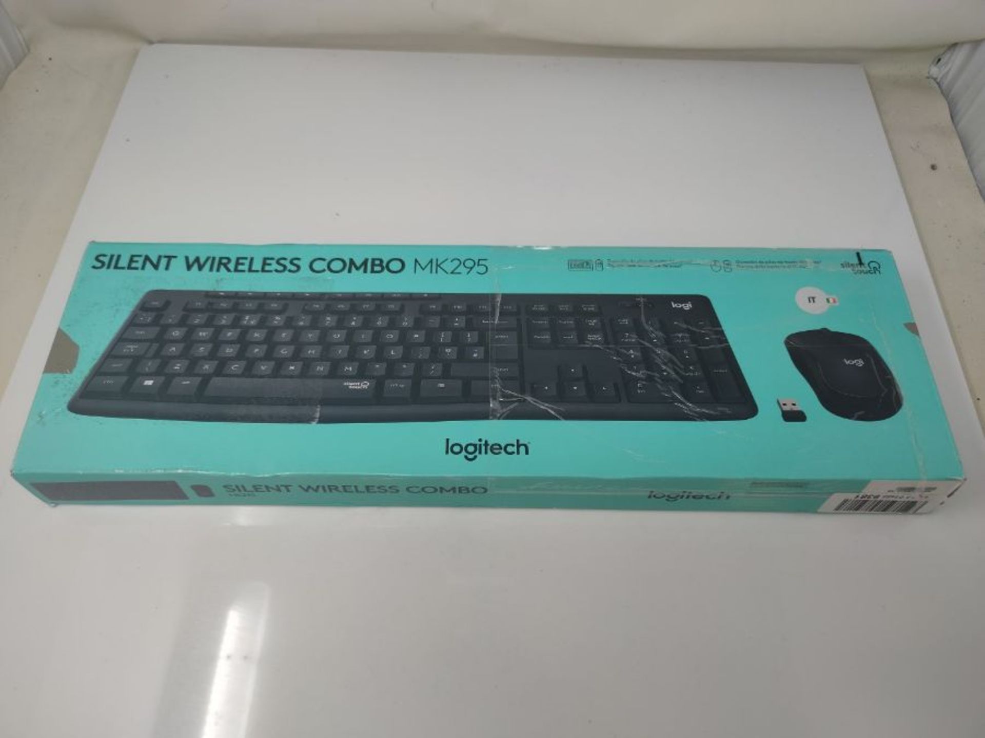 Logitech MK295 Kit Mouse e Tastiera Wireless, Tecnologia Silenttouch, Tastierino Numer - Image 2 of 3