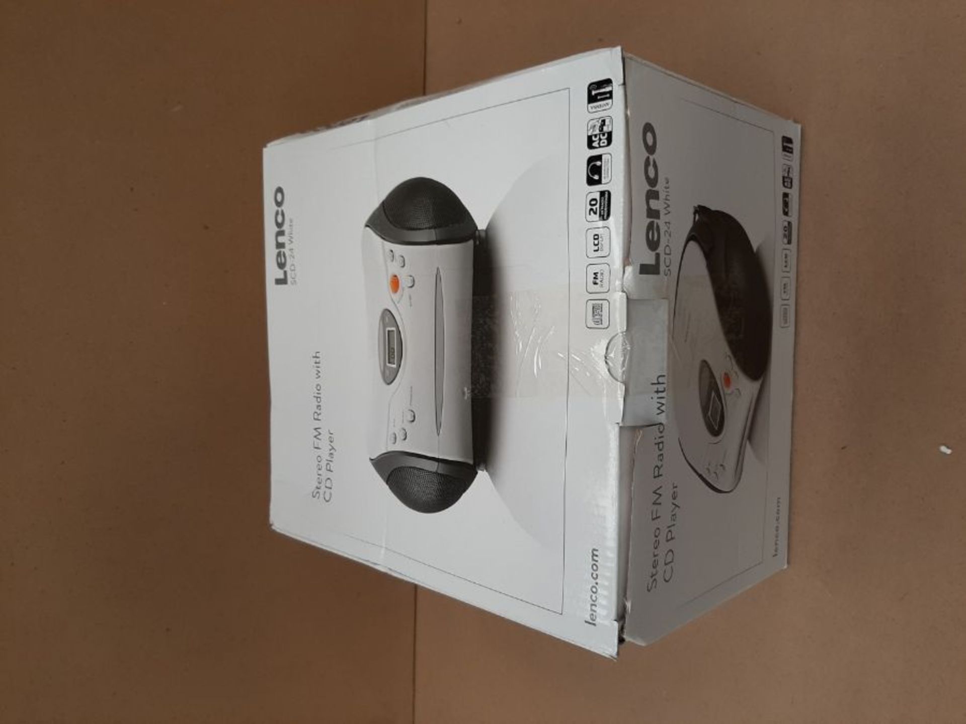 Lenco SCD-24 SCD24 - CD-Player fÃ¼r Kinder - CD-Radio - Stereoanlage - Boombox - UKW - Image 2 of 3