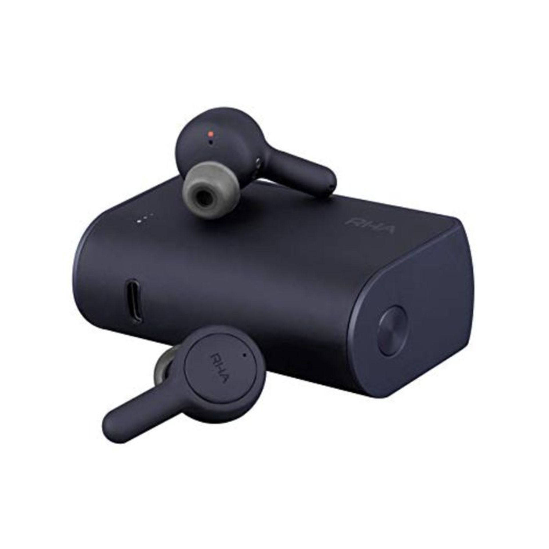 RRP £141.00 RHA Trueconnect - Navy Blue: True Wireless Earbuds with Bluetooth 5 & Sweatproof for S