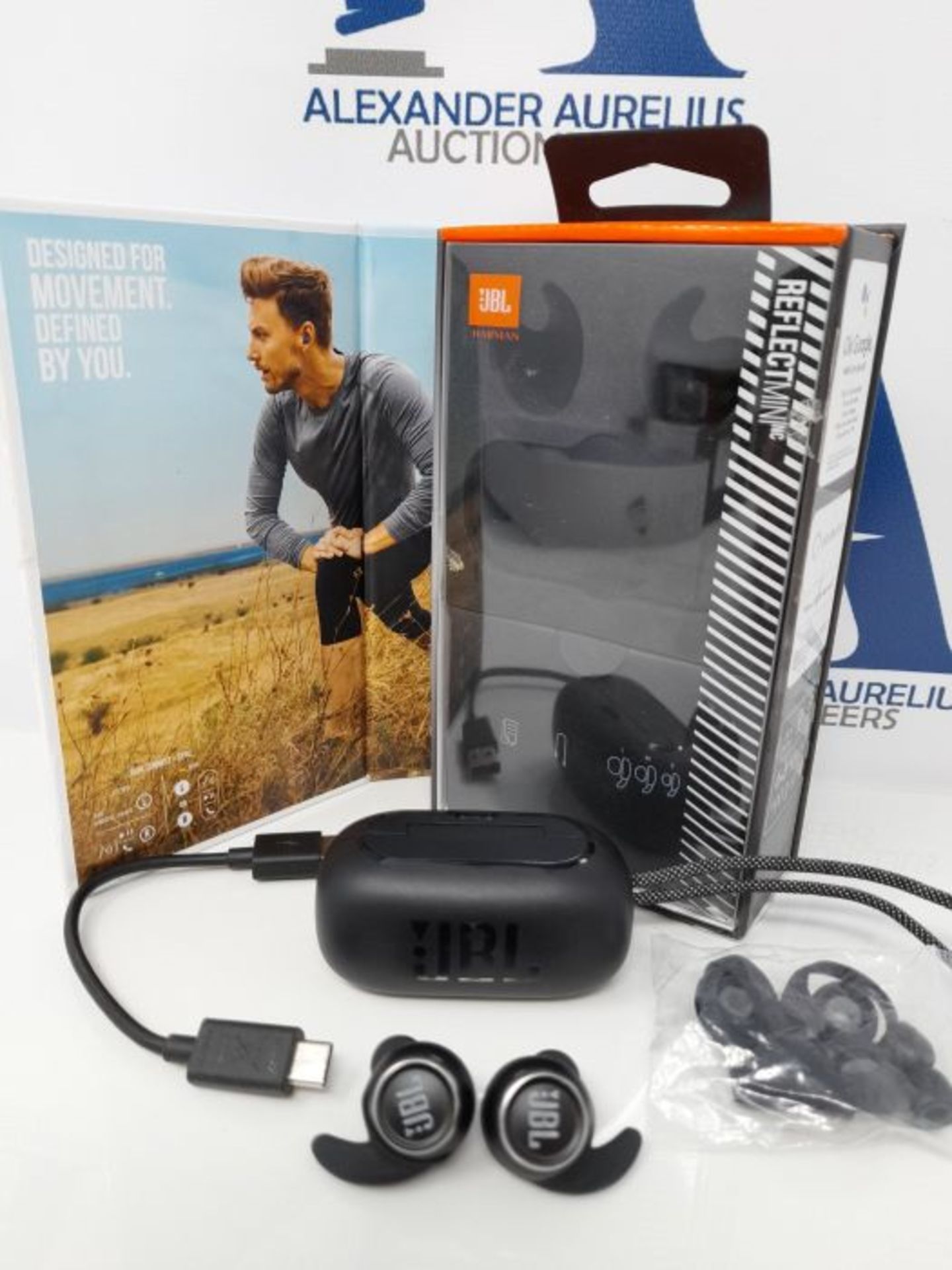 RRP £126.00 JBL Reflect Mini NC TWS - Small waterproof sports in-ear headphones with Bluetooth, wi - Image 3 of 3