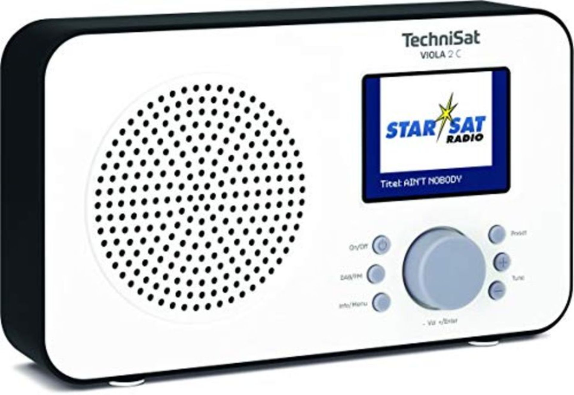 TechniSat VIOLA 2 Portable DAB Radio (DAB+, FM, Speaker, Headphone Jack, Two-line Disp