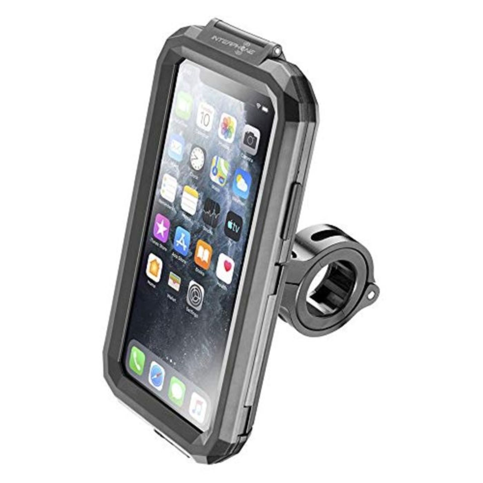 INTERPHONE Cellularline SMIPHONE11PRO Motorcycle Handlebar Mobile Phone Holder with 36