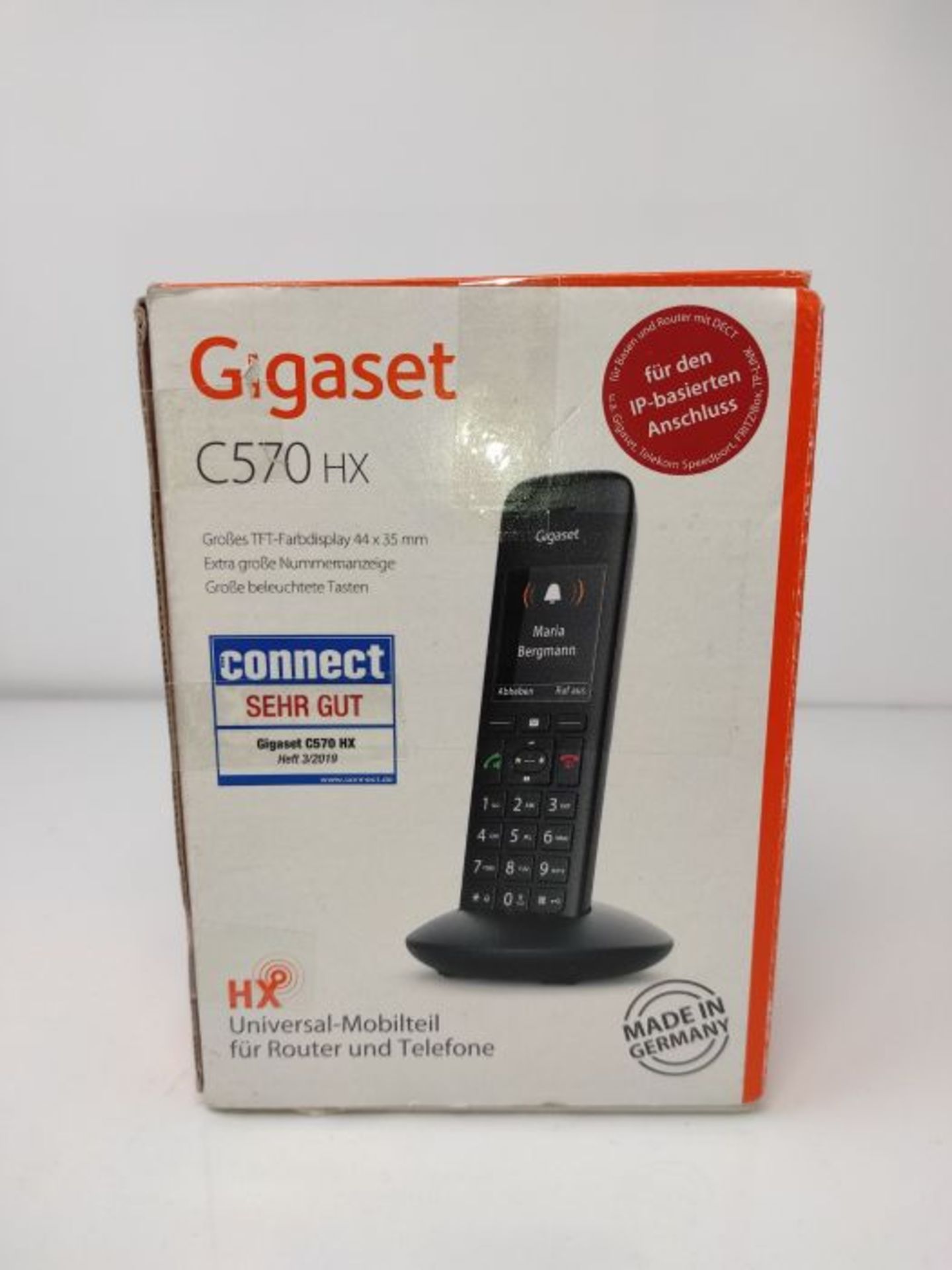 Gigaset C570HX DECT telephone Caller ID Black - Image 2 of 3