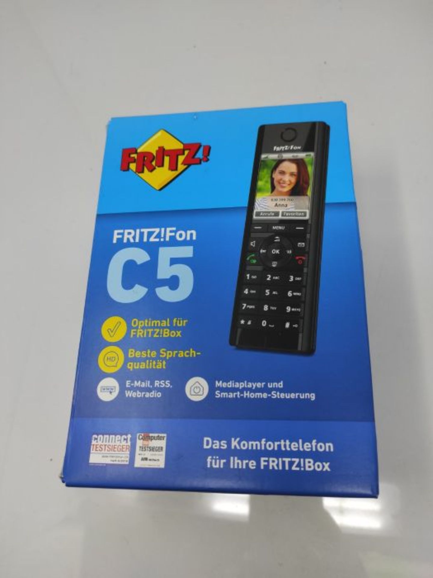 RRP £56.00 AVM FRITZ!Fon C5 DECT-Komforttelefon (hochwertiges Farbdisplay, HD-Telefonie, Internet - Image 2 of 3