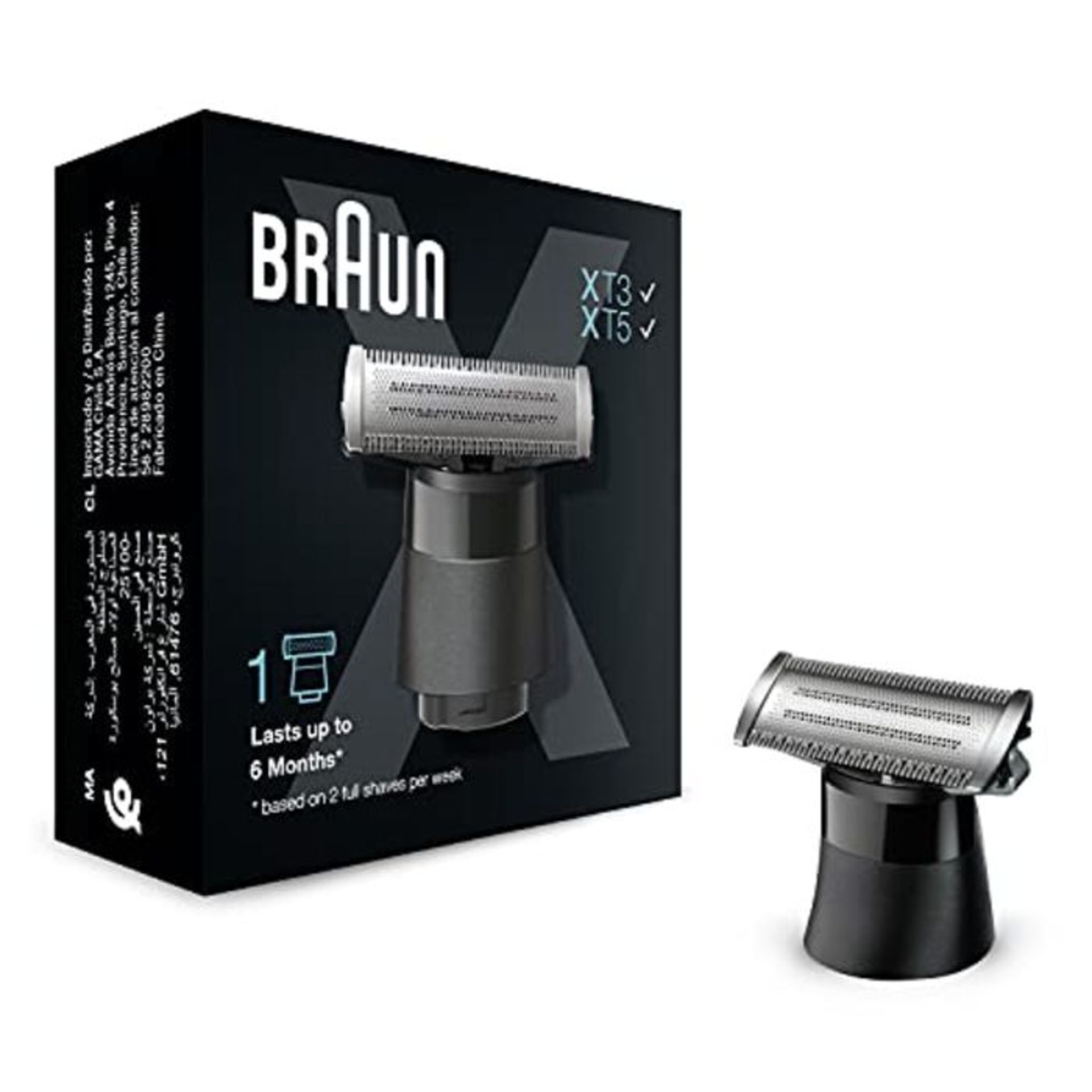 Braun Series X Ersatzklinge, kompatibel mit Braun Series X Modellen, Barttrimmer und E