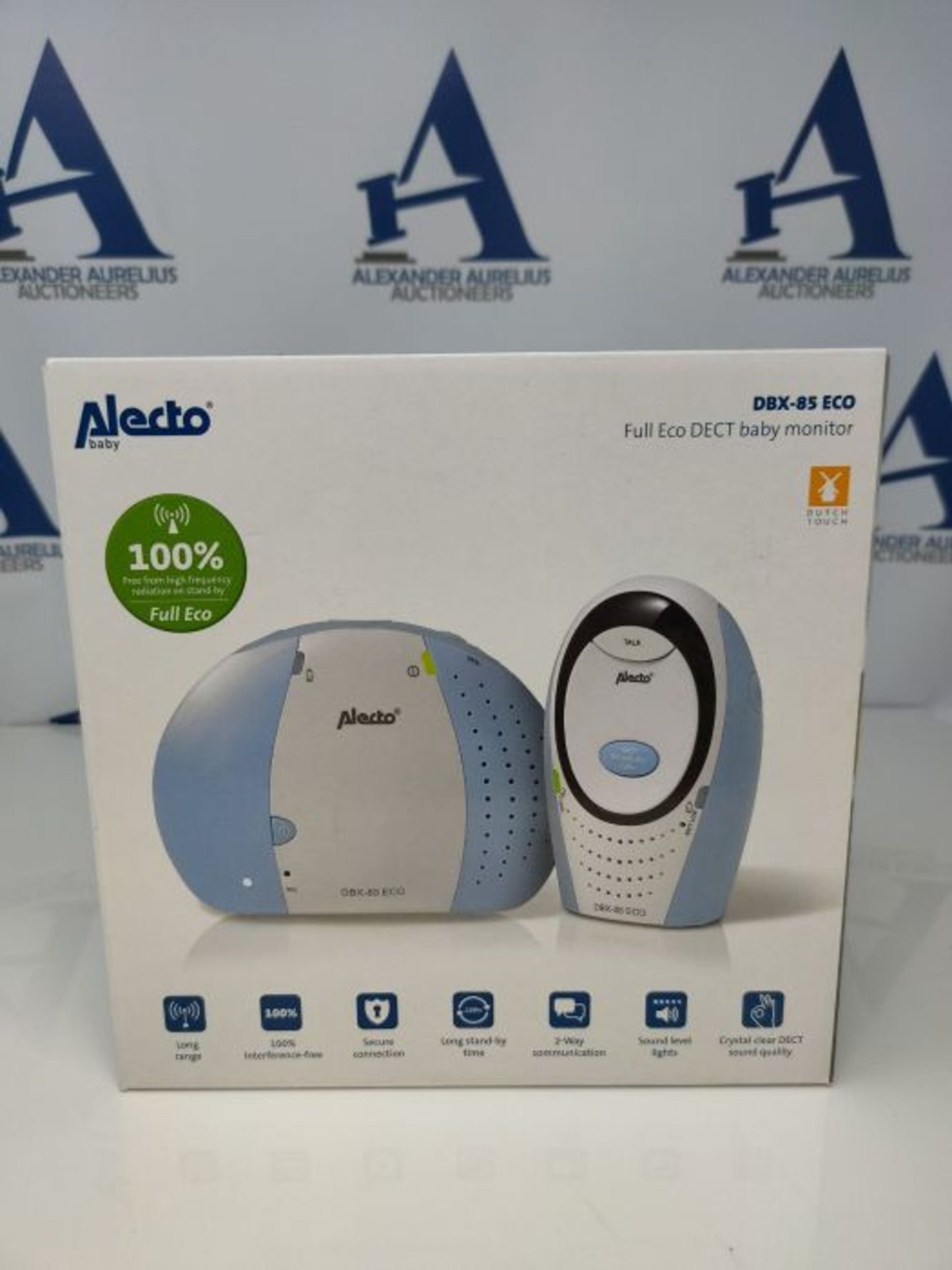 Alecto DBX-85 Digitale Eco DECT Babyphone (100% stÃ¶rungsfrei), hohe Reichweite von - Image 2 of 3
