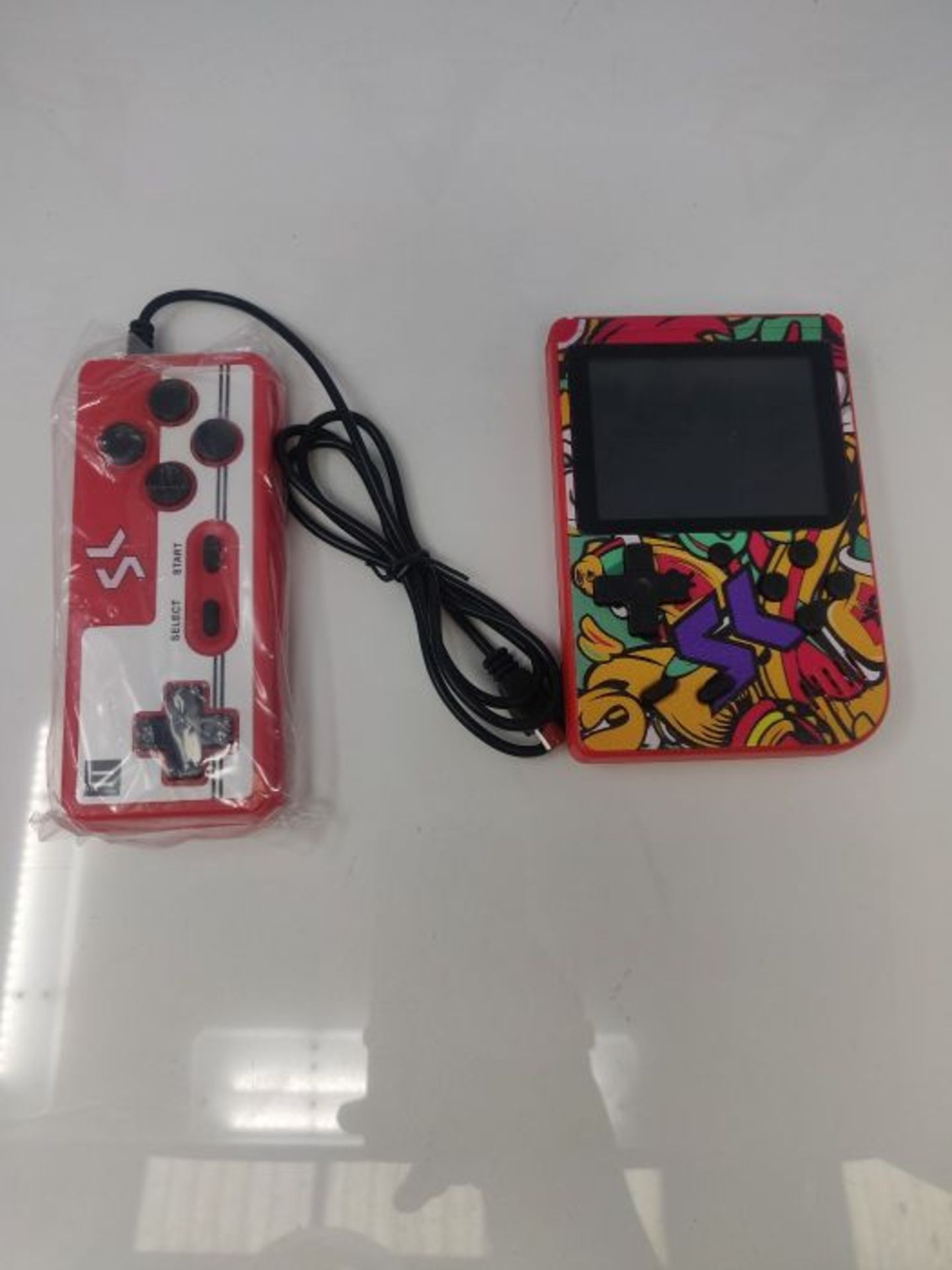 Game Console, Red or Blue Portable Game Player with Classic FC Games, 3 Inch Color Scr - Image 3 of 3