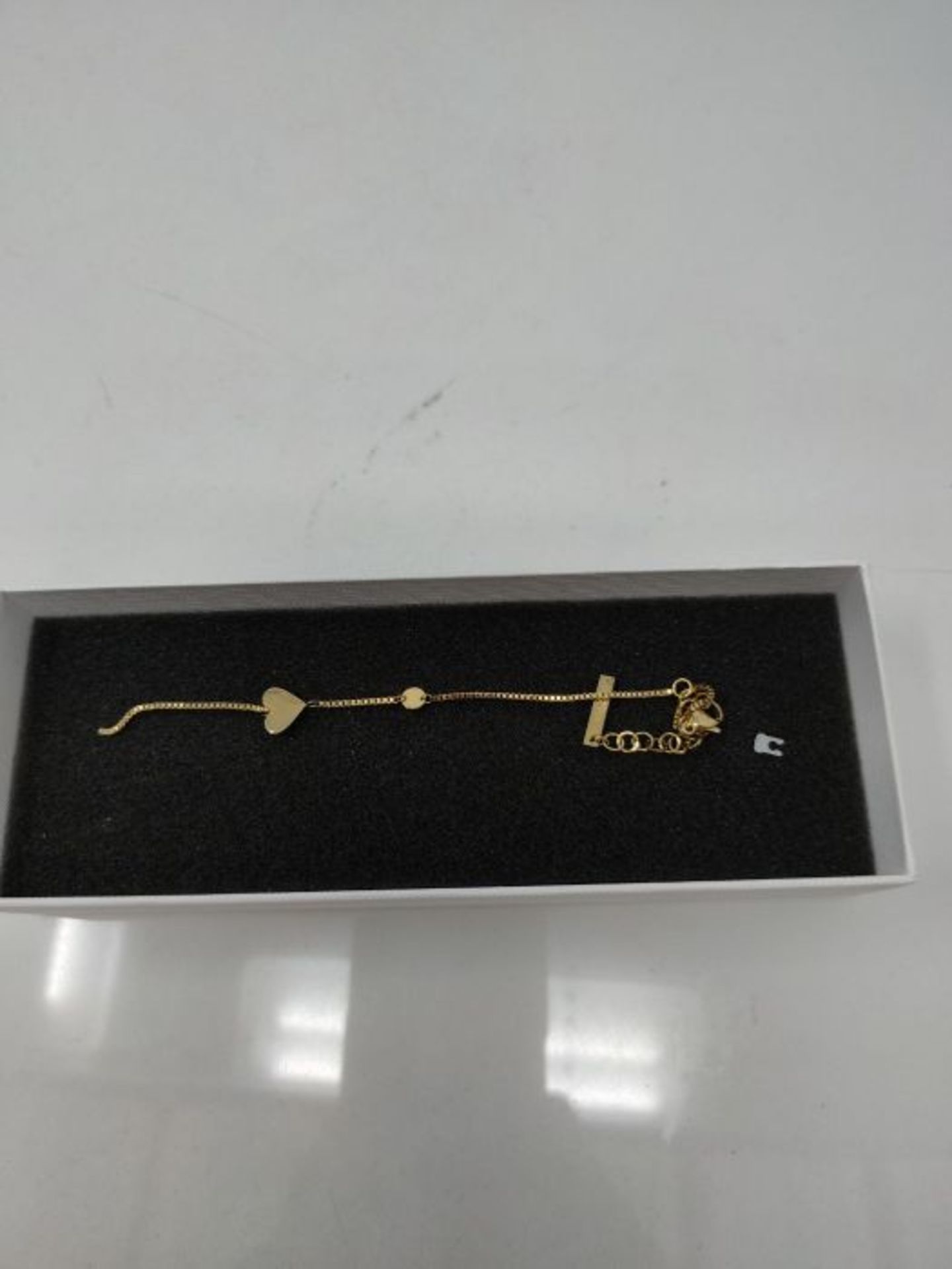 [CRACKED] Liebeskind LJ-0510-B-20 Damen Armband Herz Edelstahl Gold 20 cm - Image 3 of 3