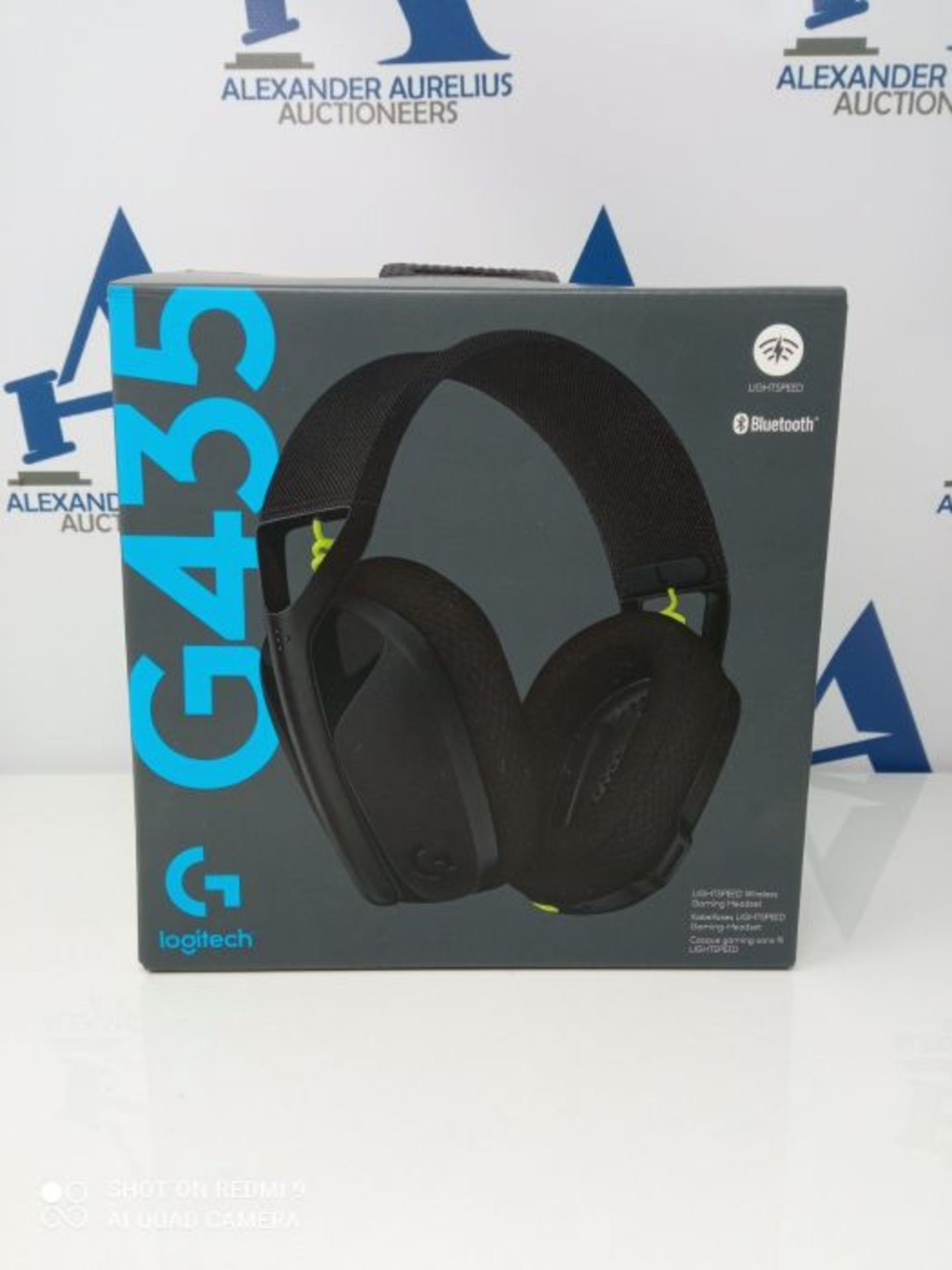 RRP £62.00 Logitech G435 Lightspeed Kabelloses Bluetooth-Gaming-Headset - Leichte Over-Ear-Kopfh? - Image 2 of 3