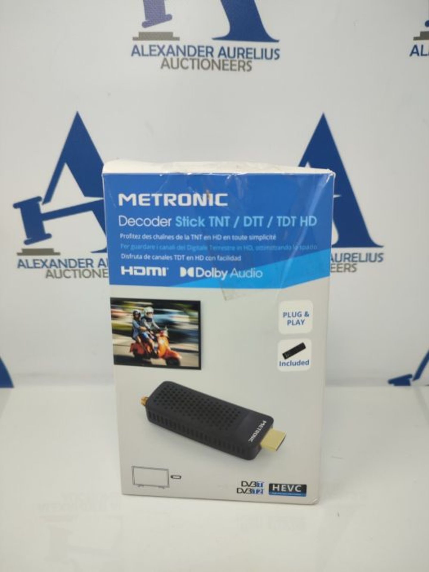 Metronic 441625 Decoder Sintonizzatore Ricevitore TDT DVB-T Compatibile DVB-T2 Dongle