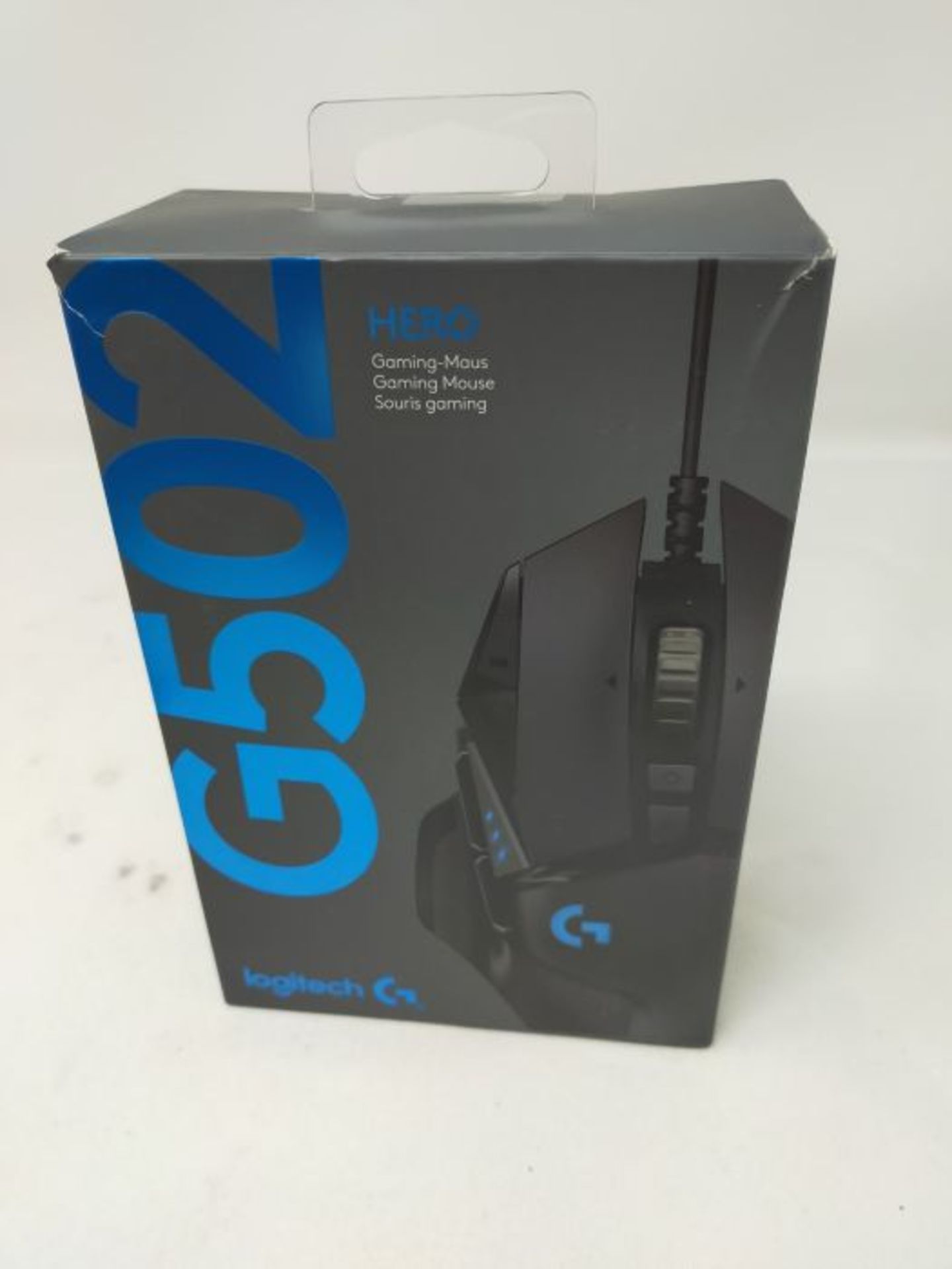 Logitech G502 HERO High-Performance Gaming-Maus mit HERO 25K DPI optischem Sensor, RGB - Image 2 of 3