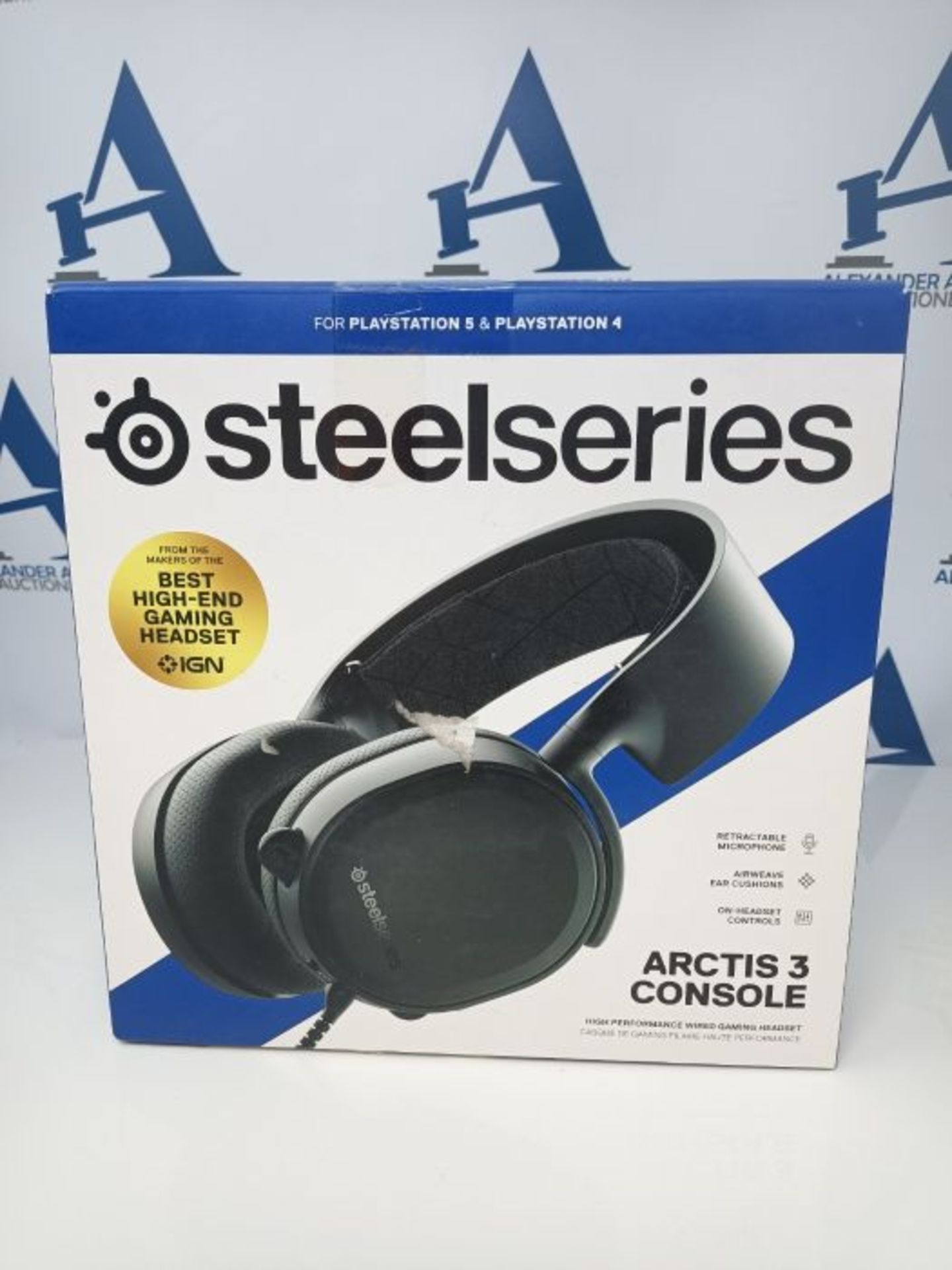 RRP £56.00 SteelSeries Arctis 3 Console - Stereo Wired Gaming Headset - fÃ¼r PS5, PS4, Xbox One - Image 2 of 3