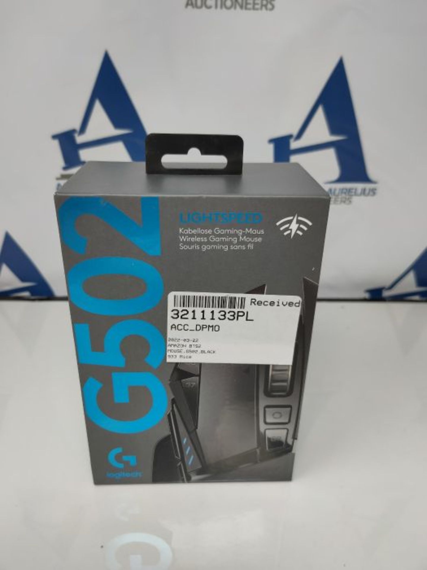 RRP £83.00 Logitech G502 LIGHTSPEED kabellose Gaming-Maus mit HERO 25K DPI Sensor, Wireless Verbi - Image 2 of 3
