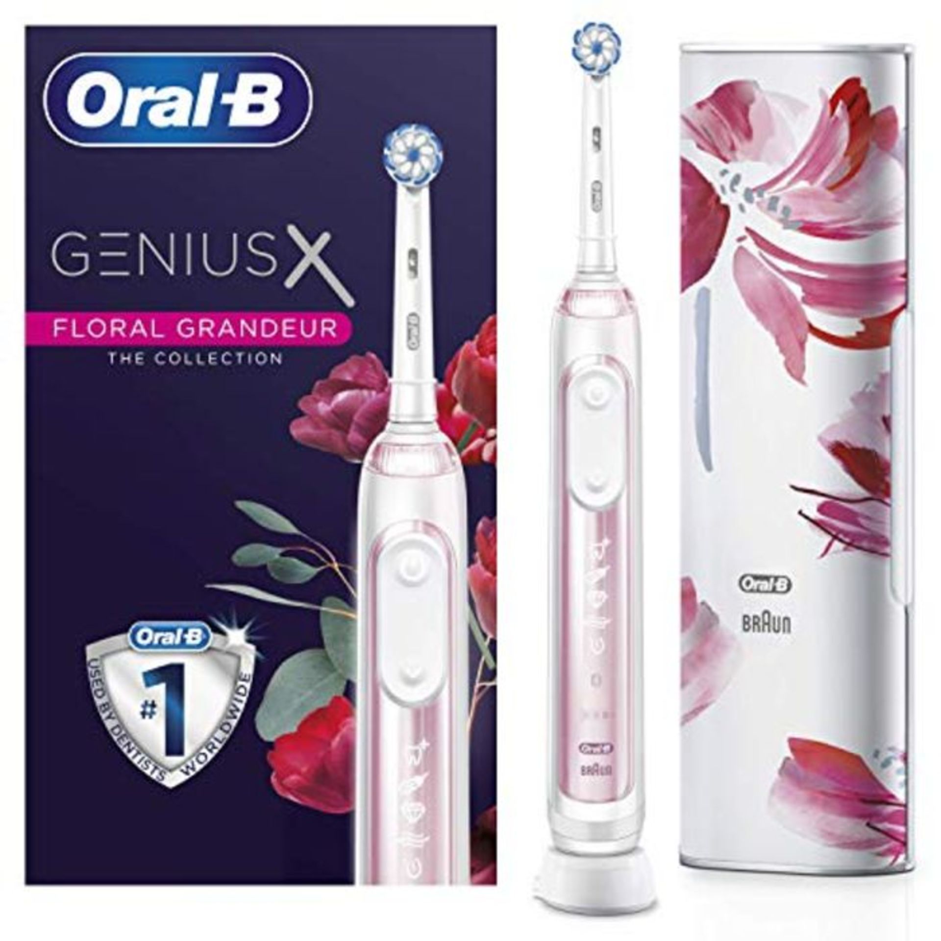 RRP £158.00 Oral-B Genius X Electric Toothbrush with Artificial Intelligence, App Connected Handle