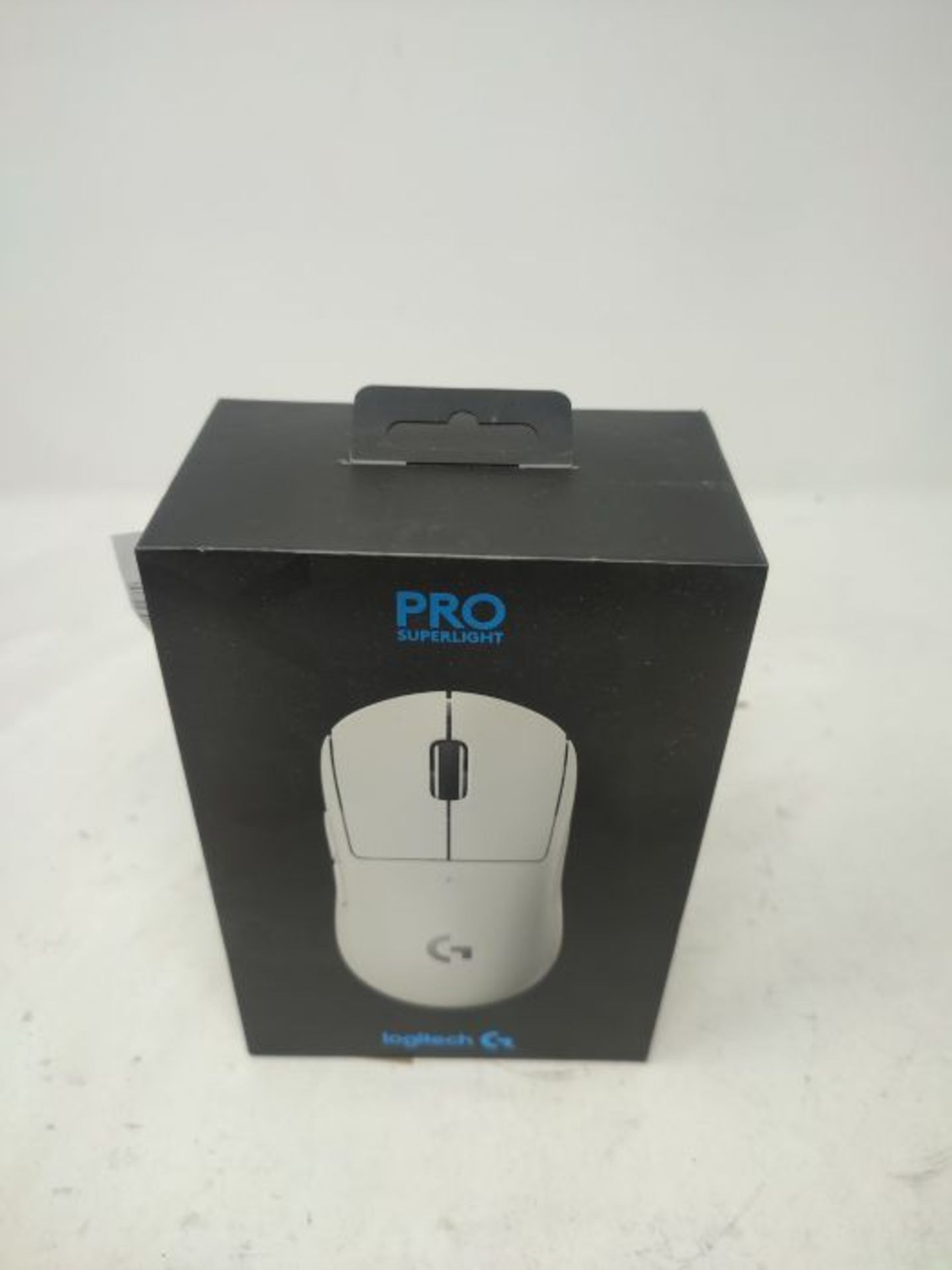 RRP £124.00 Logitech G PRO X SUPERLIGHT Wireless Gaming Mouse, HERO 25K Sensor, Ultra-light with 6 - Image 2 of 3