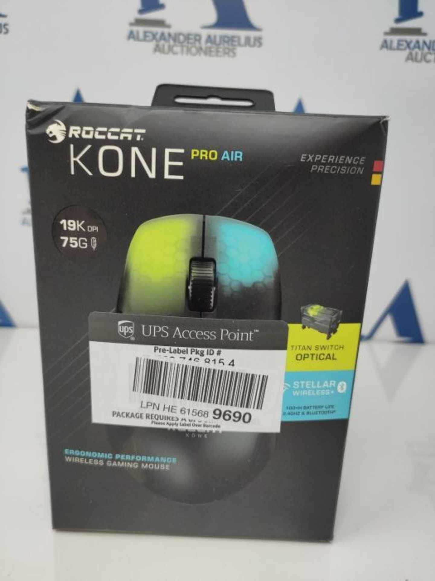 RRP £106.00 Kone Pro Air - Ergonomic Optical Performance Gaming Wireless Mouse, black - Image 2 of 3