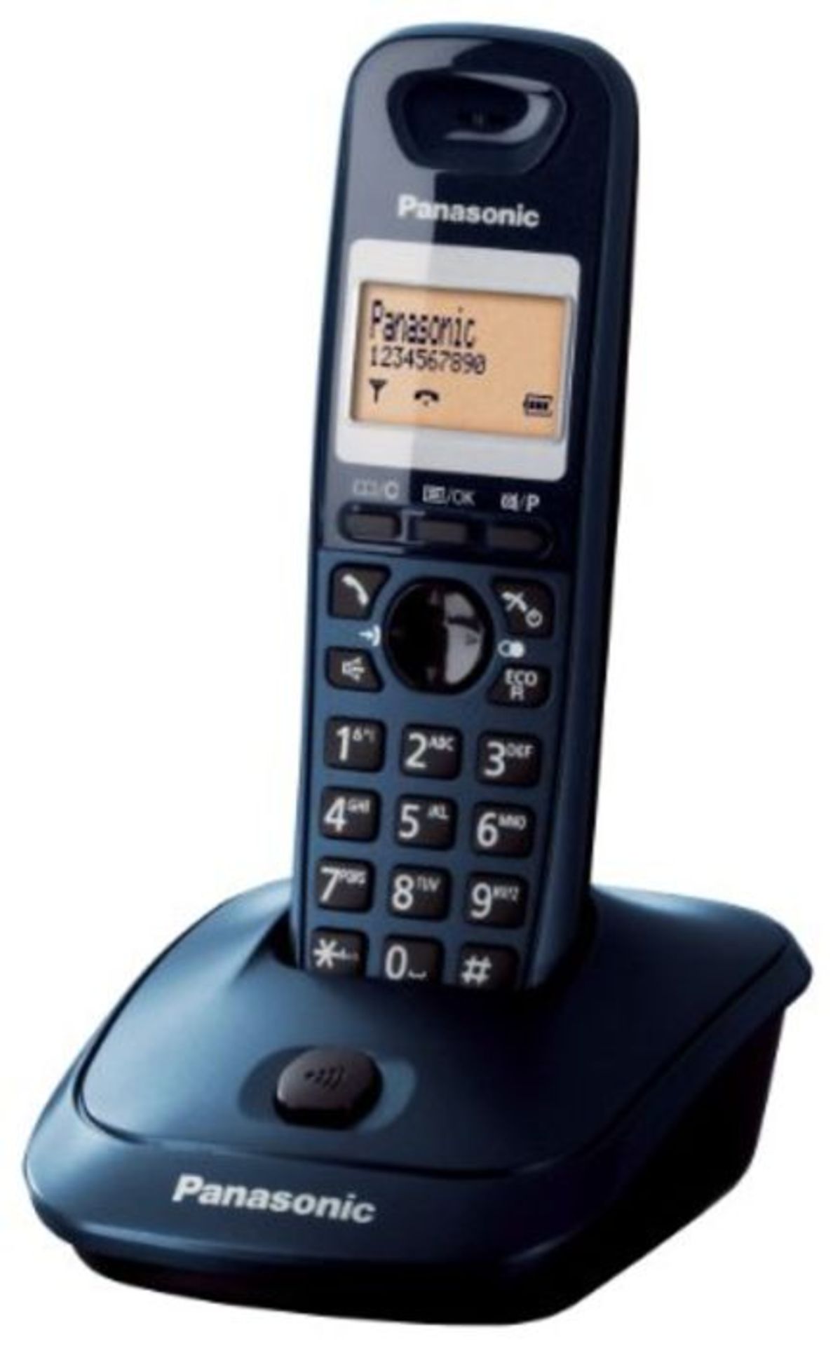 Panasonic KX-TG2511JTC Telefono Cordless DECT Quality Premium, Rubrica da 50 voci, Blu